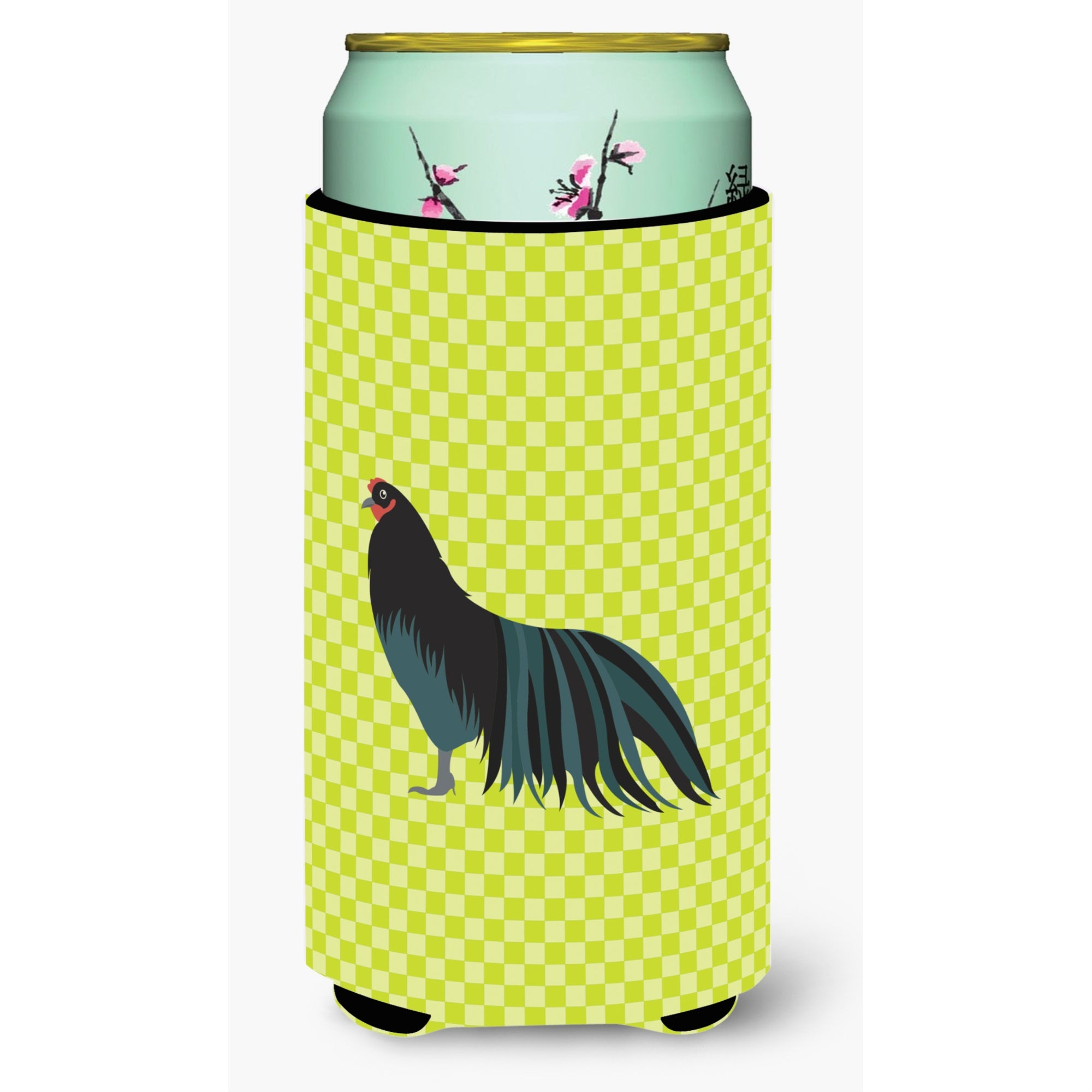 Caroline'S Treasures Sumatra Chicken Green Decorative Can Hugger, Tall Boy, Multicolor