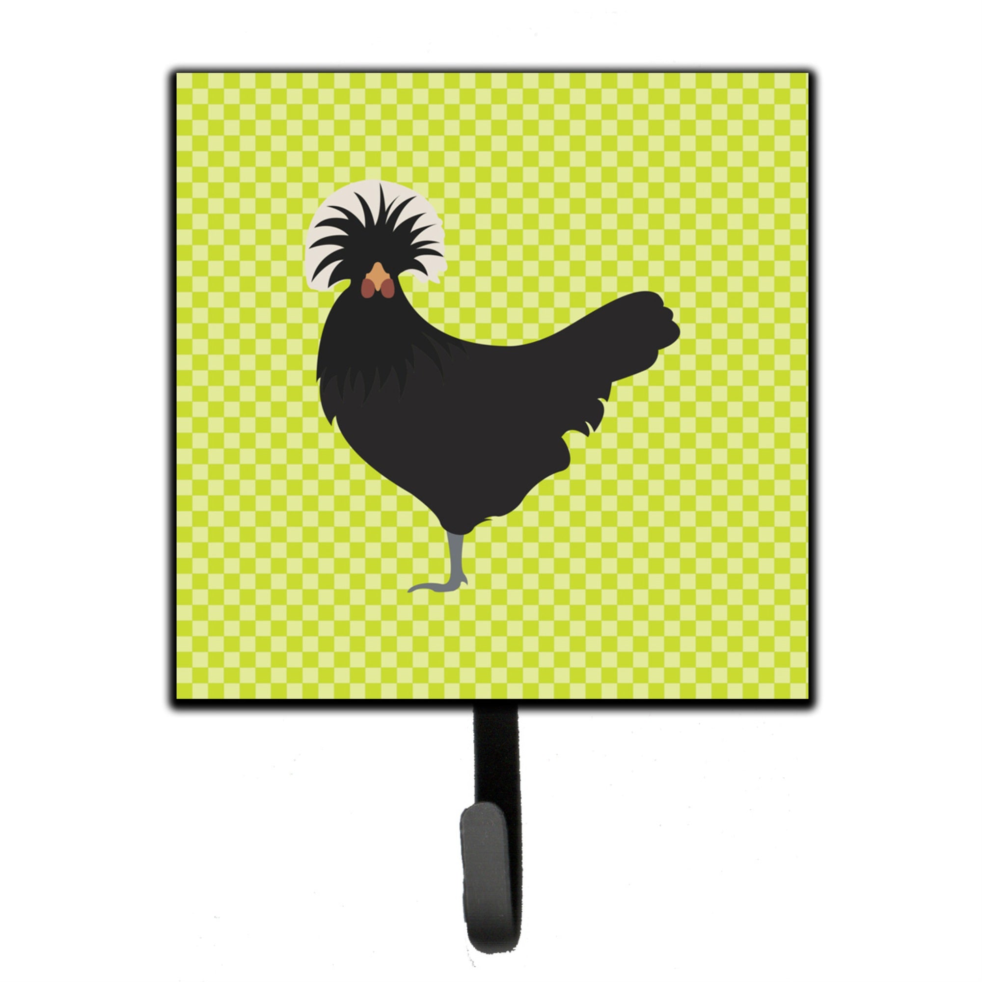 Caroline'S Treasures Polish Poland Chicken Green Wall Hook, Small, Multicolor