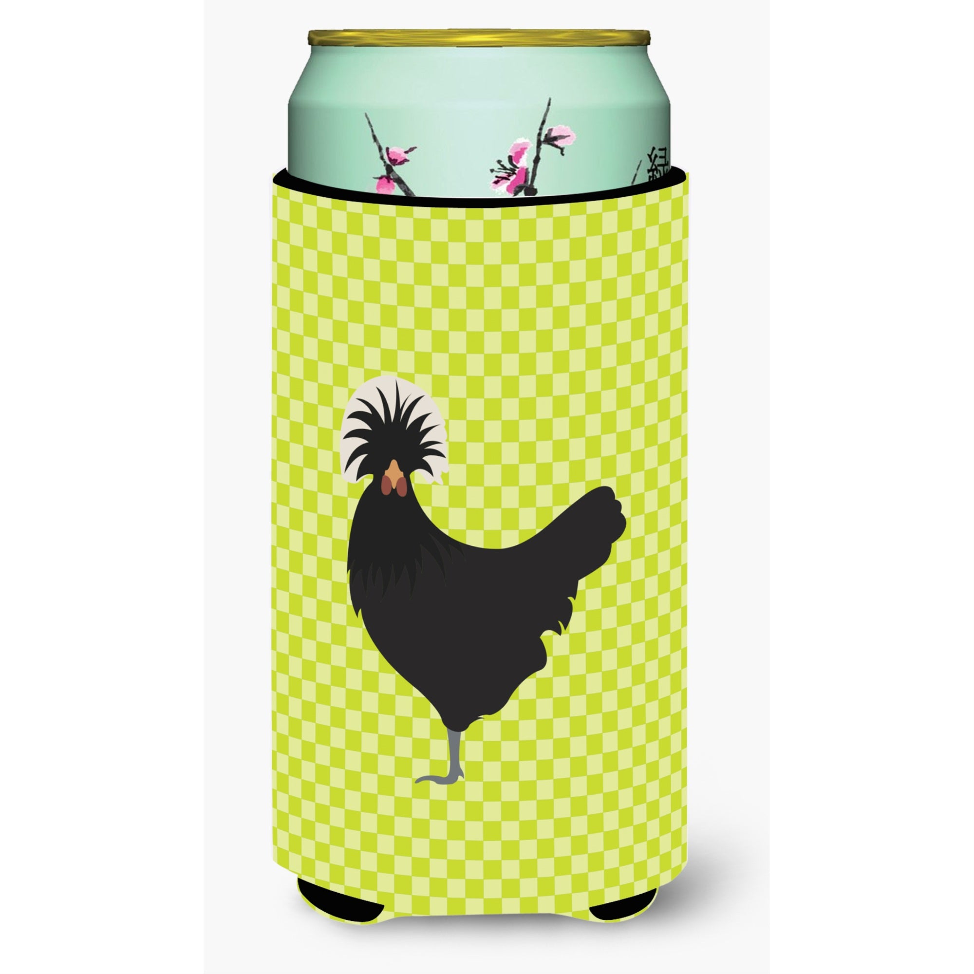 Caroline'S Treasures Polish Poland Chicken Green Decorative Can Hugger, Tall Boy, Multicolor
