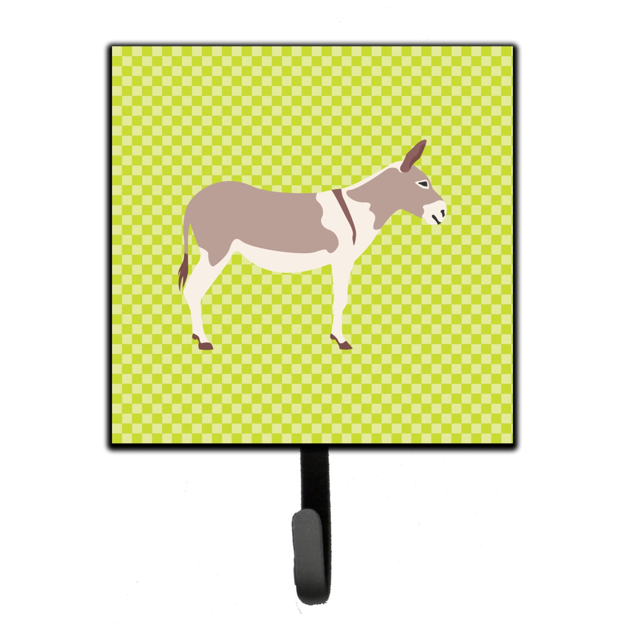 Caroline'S Treasures Australian Teamster Donkey Green Wall Hook, Small, Multicolor
