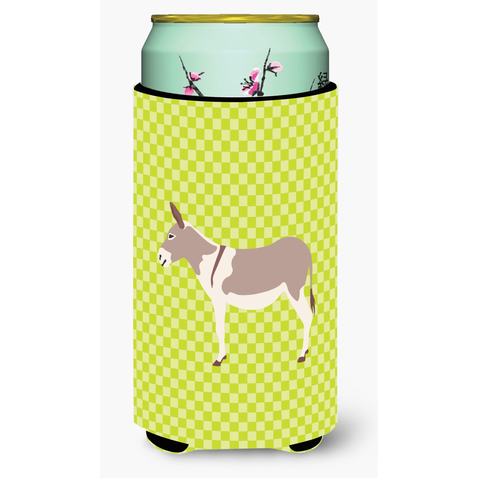 Caroline'S Treasures Australian Teamster Donkey Green Decorative Can Hugger, Tall Boy, Multicolor