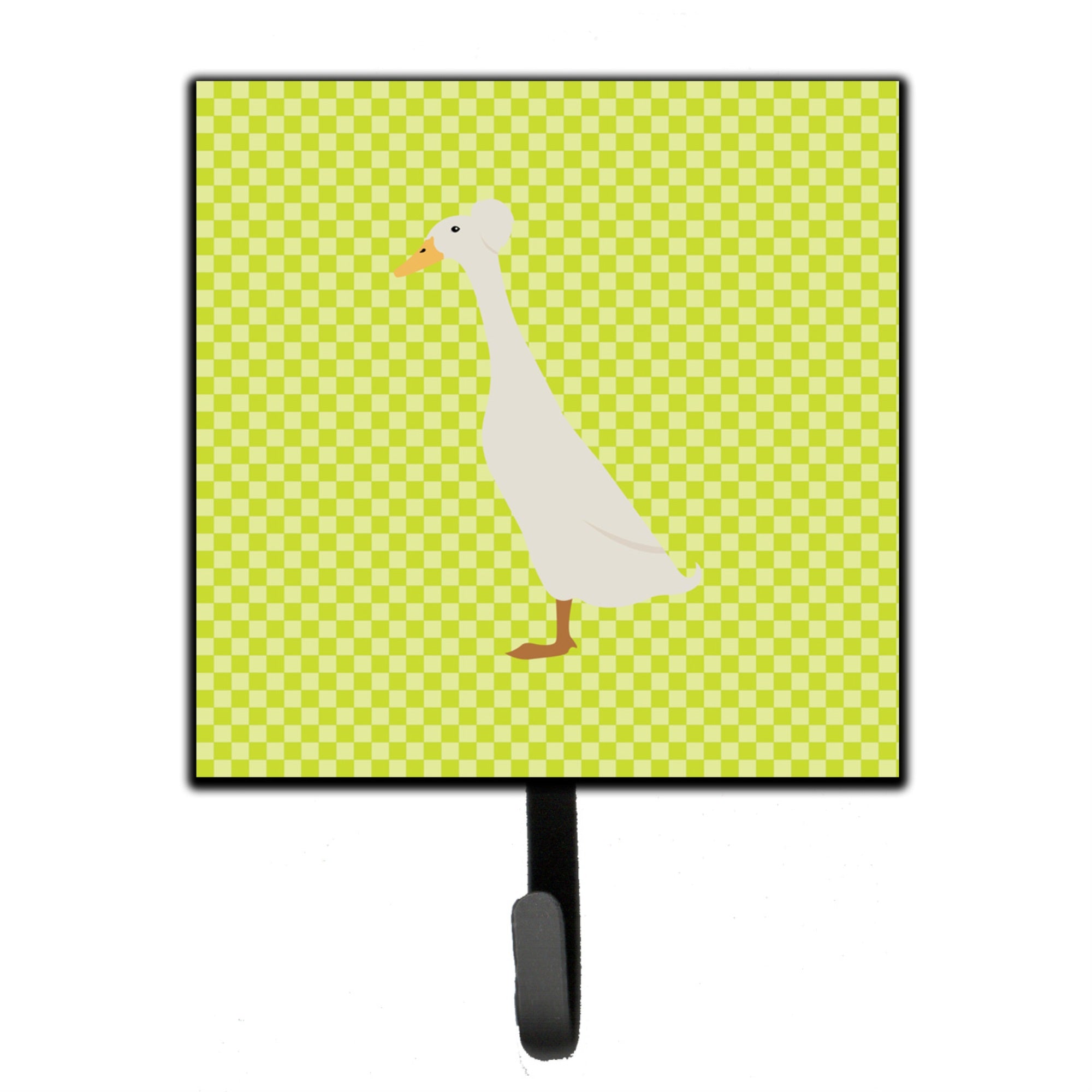 Caroline'S Treasures Bali Duck Green Wall Hook, Small, Multicolor