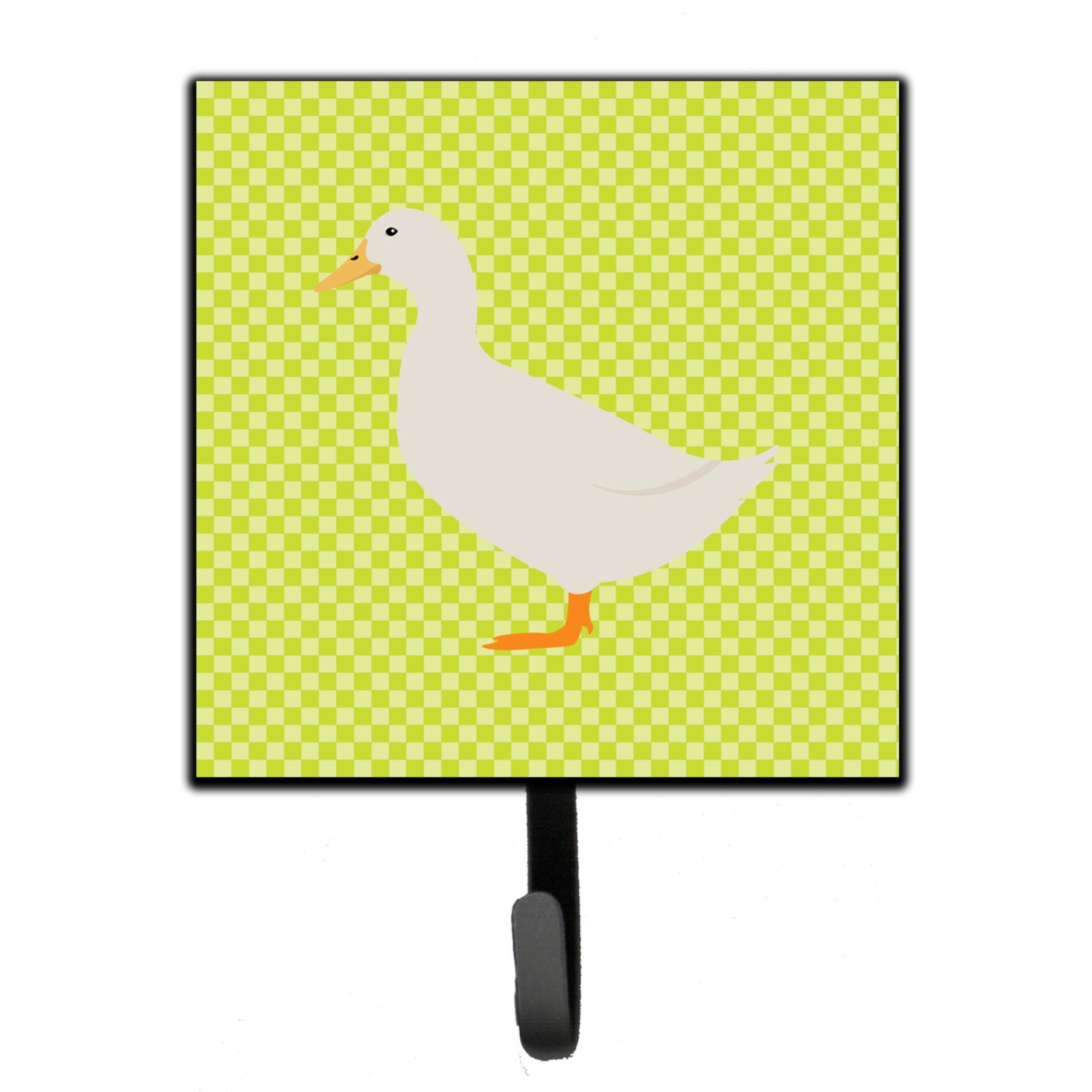 Caroline'S Treasures American Pekin Duck Green Wall Hook, Small, Multicolor