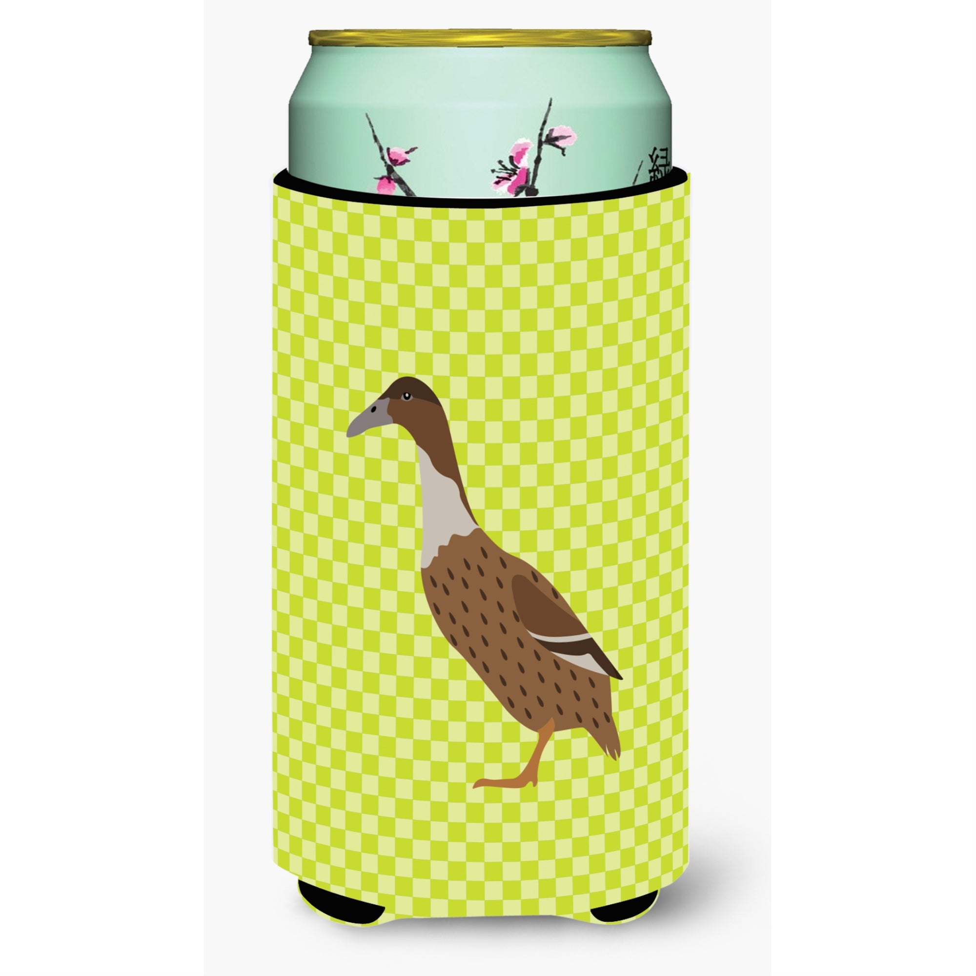 Caroline'S Treasures Dutch Hook Bill Duck Green Decorative Can Hugger, Tall Boy, Multicolor