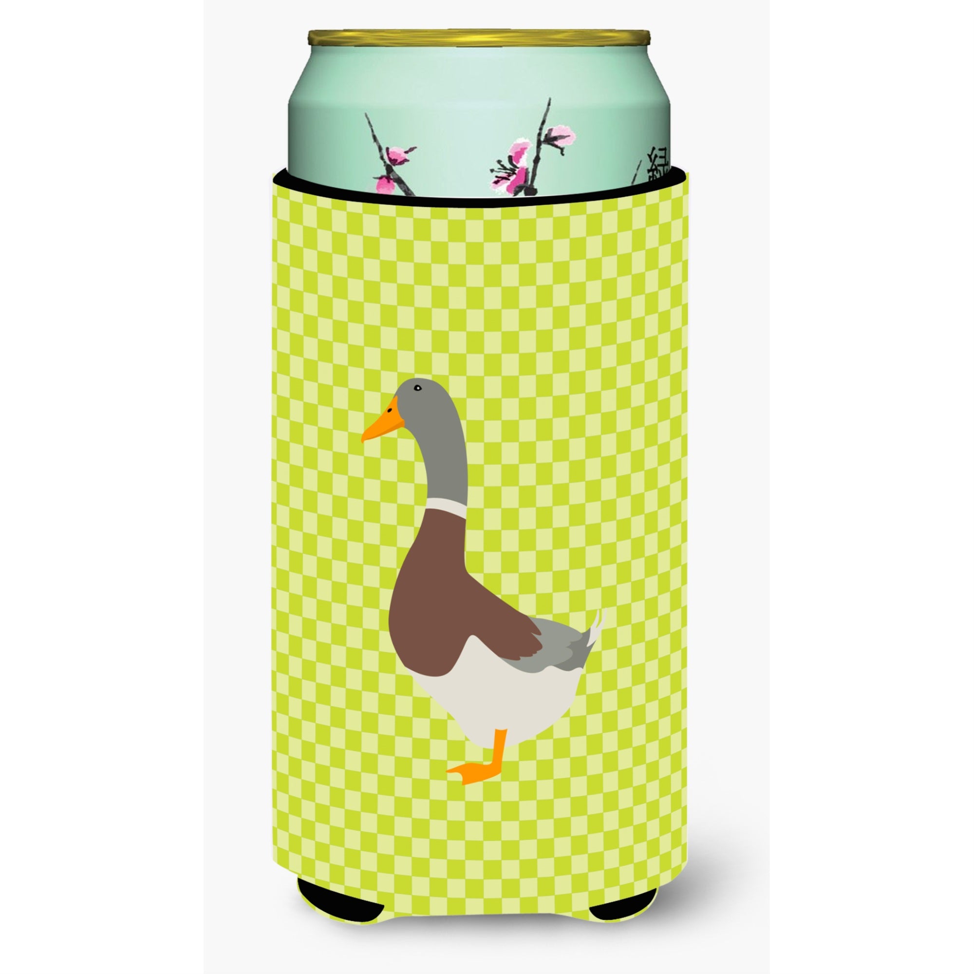 Caroline'S Treasures Saxony Sachsenente Duck Green Decorative Can Hugger, Tall Boy, Multicolor