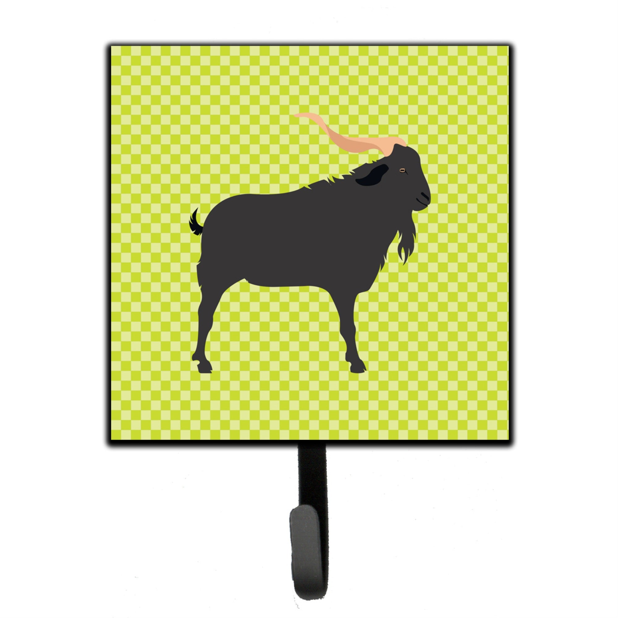 Caroline'S Treasures Verata Goat Green Wall Hook, Small, Multicolor