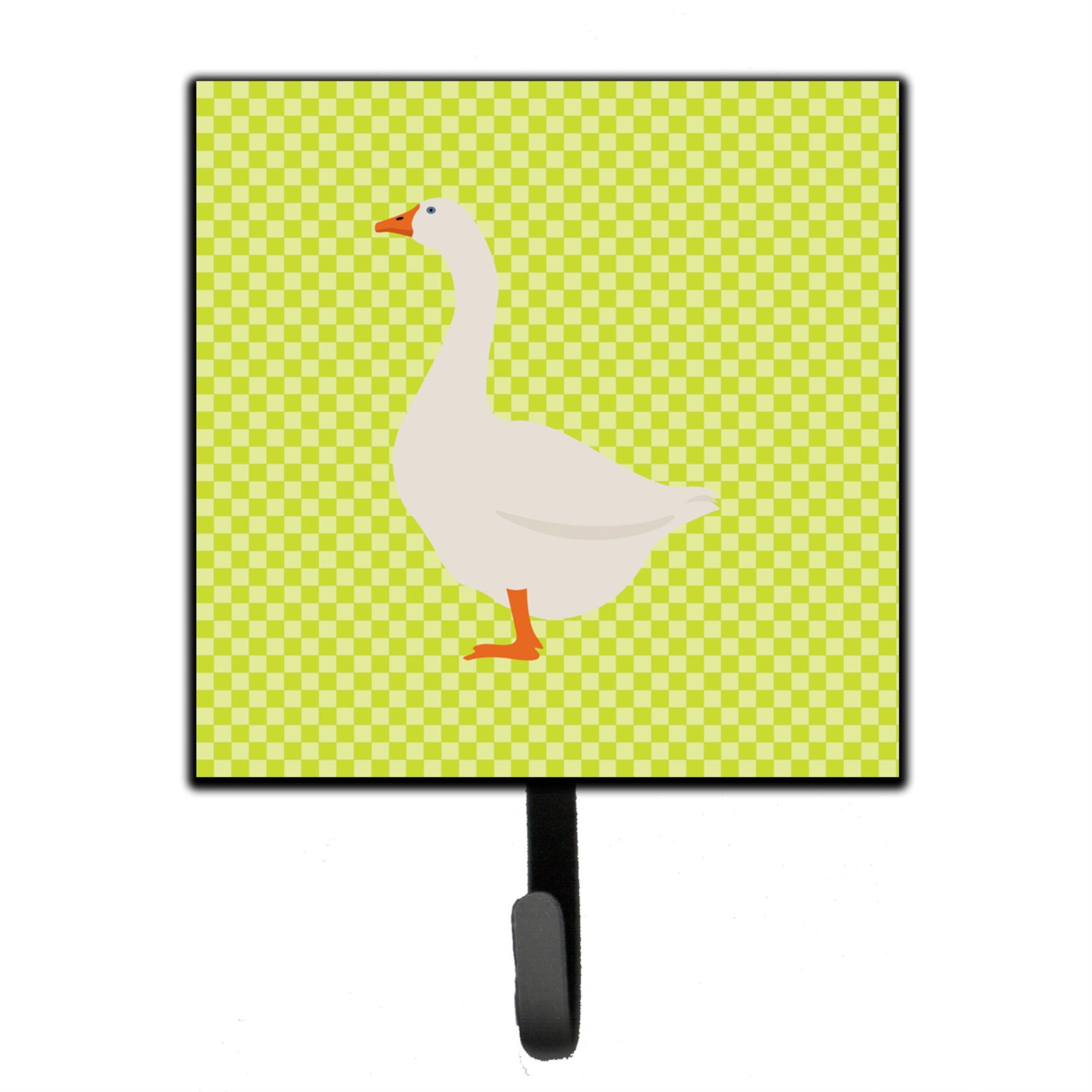 Caroline'S Treasures Embden Goose Green Wall Hook, Small, Multicolor
