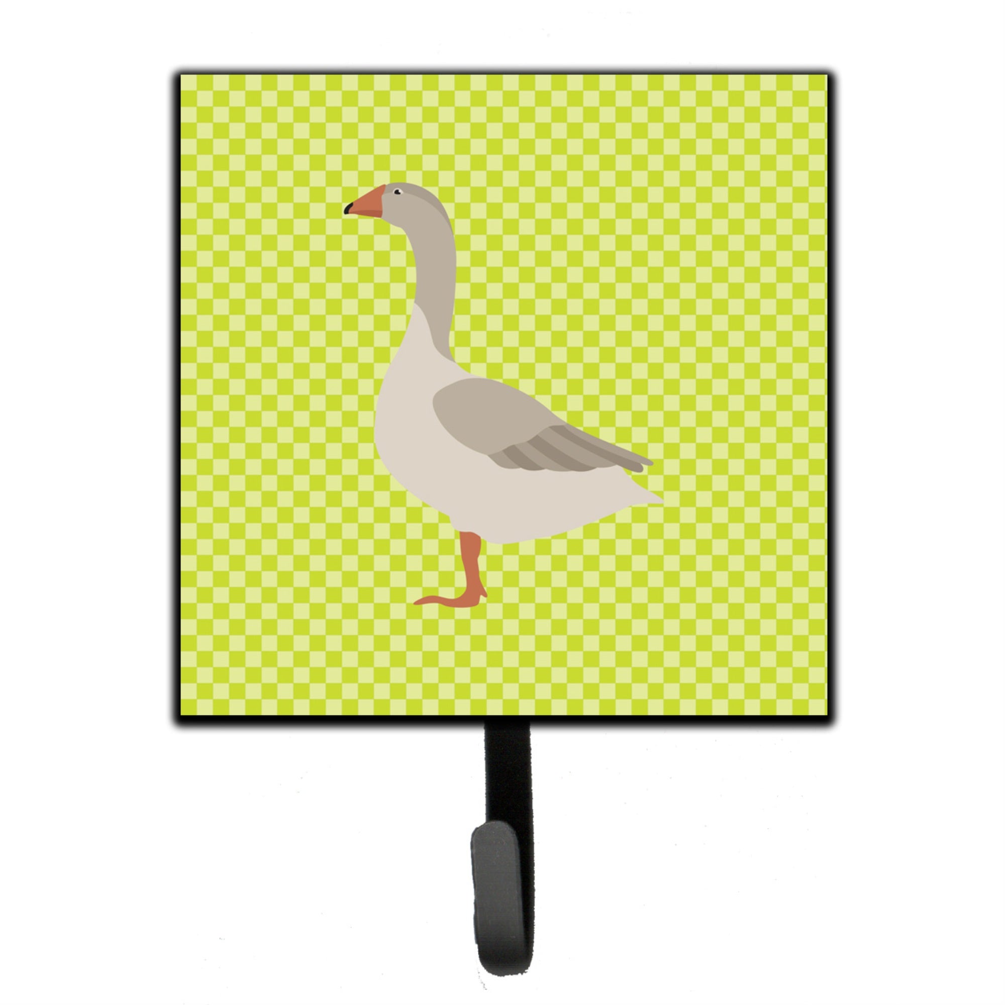 Caroline'S Treasures Steinbacher Goose Green Wall Hook, Small, Multicolor