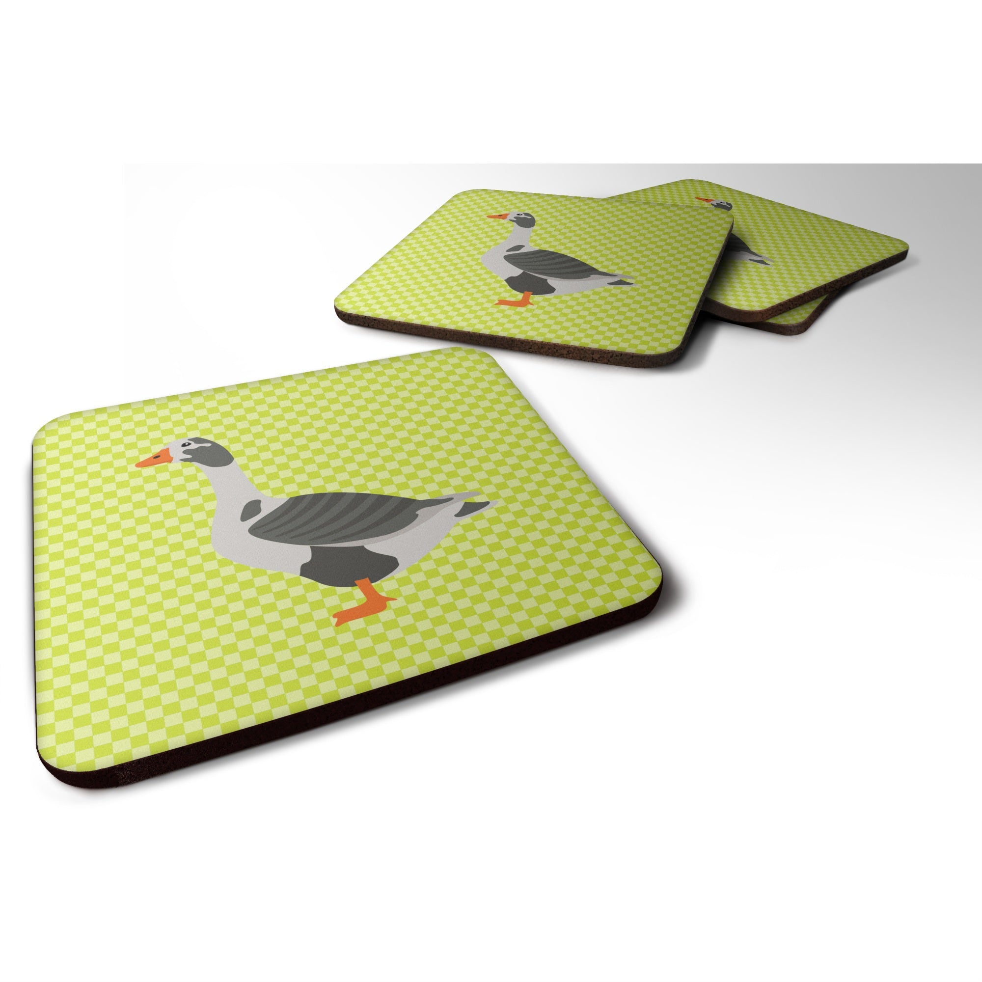 Caroline'S Treasures West Of England Goose Green Decorative Coasters, 3.5, Multicolor