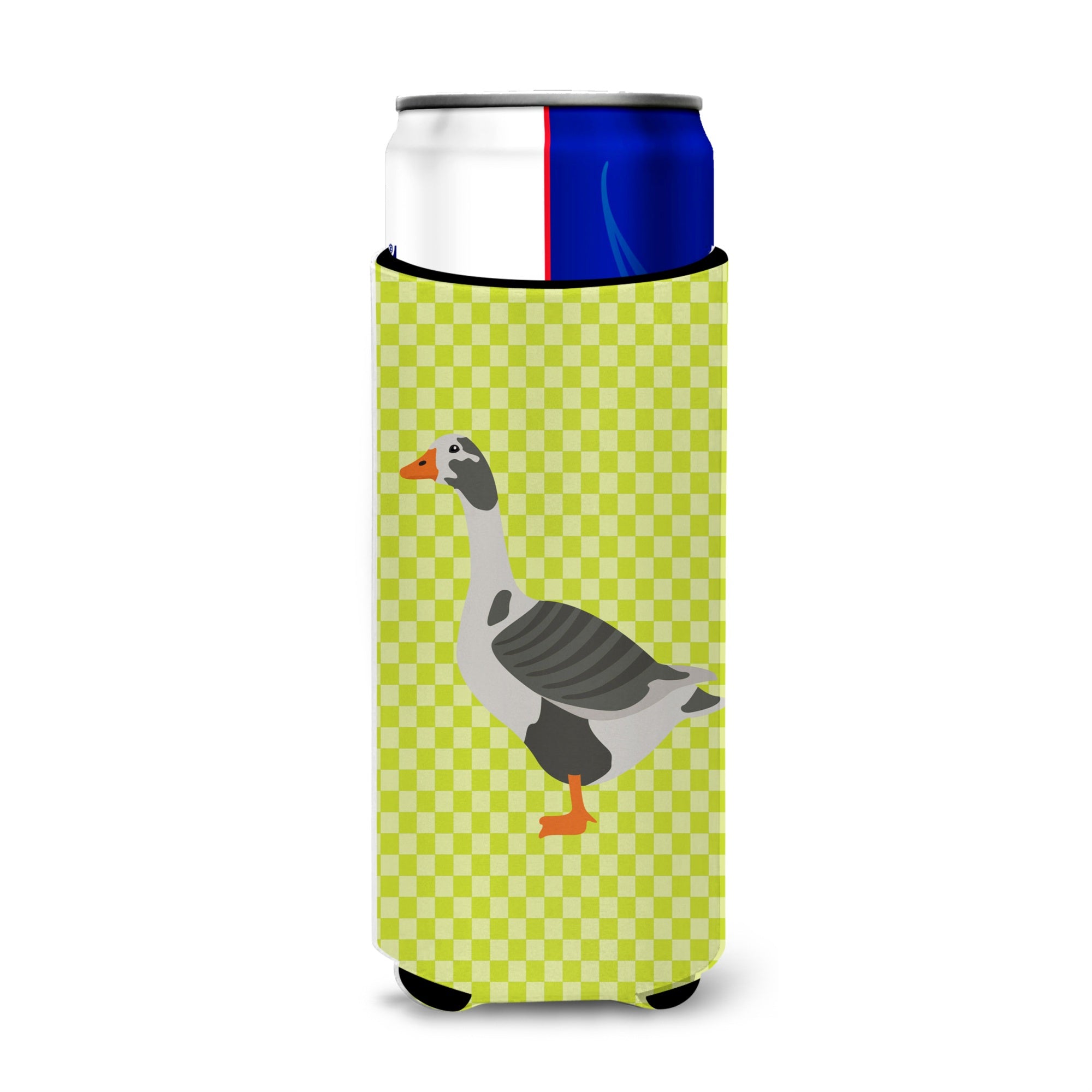 Caroline'S Treasures West Of England Goose Green Decorative Can Hugger, Slim, Multicolor
