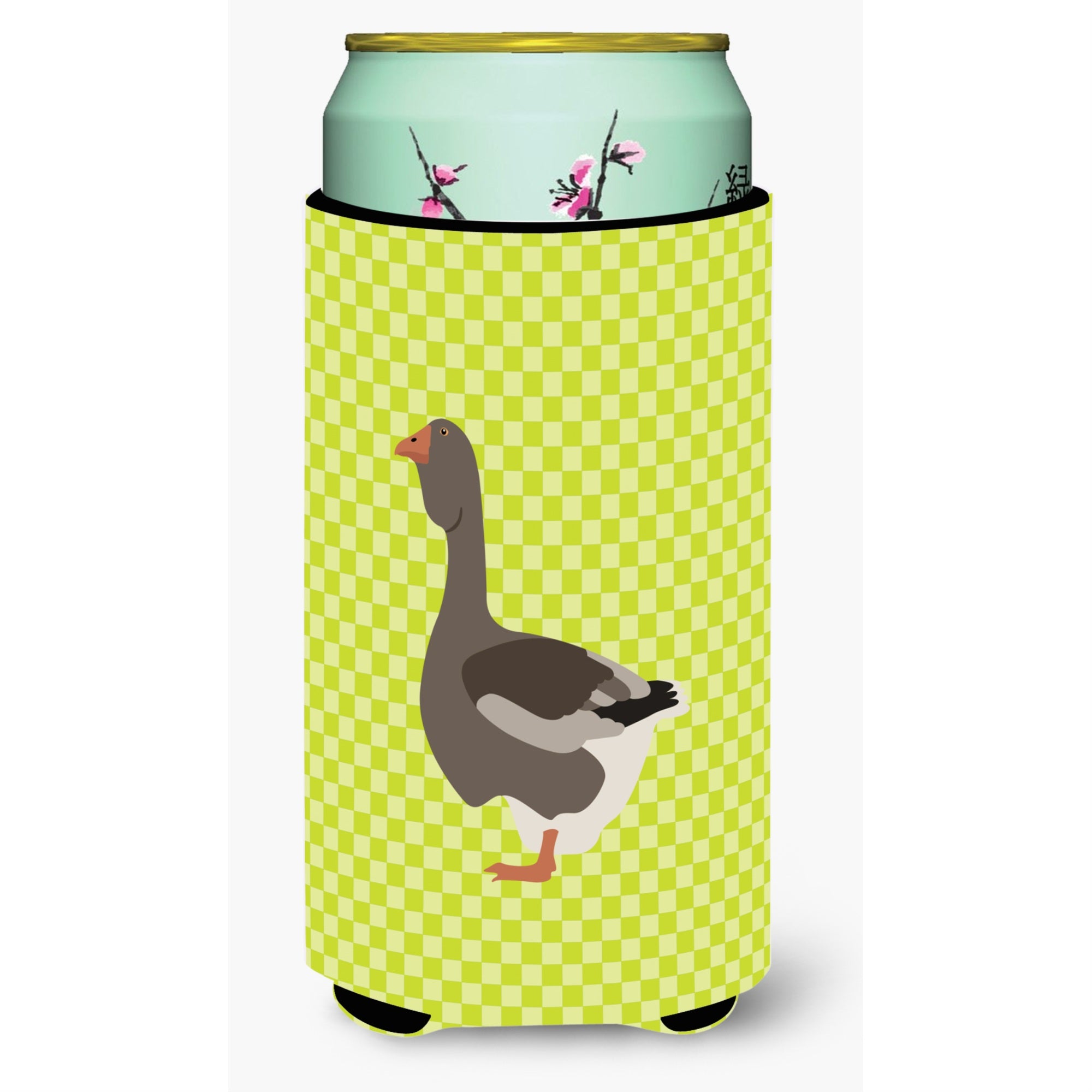 Caroline'S Treasures Toulouse Goose Green Decorative Can Hugger, Tall Boy, Multicolor