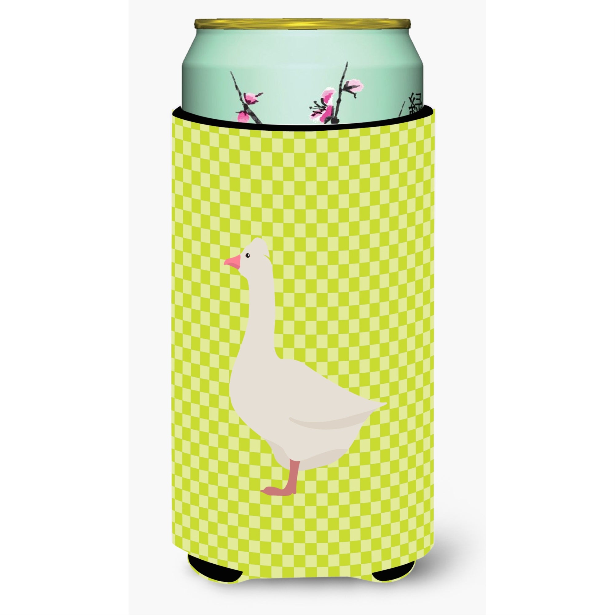 Caroline'S Treasures Roman Goose Green Decorative Can Hugger, Tall Boy, Multicolor