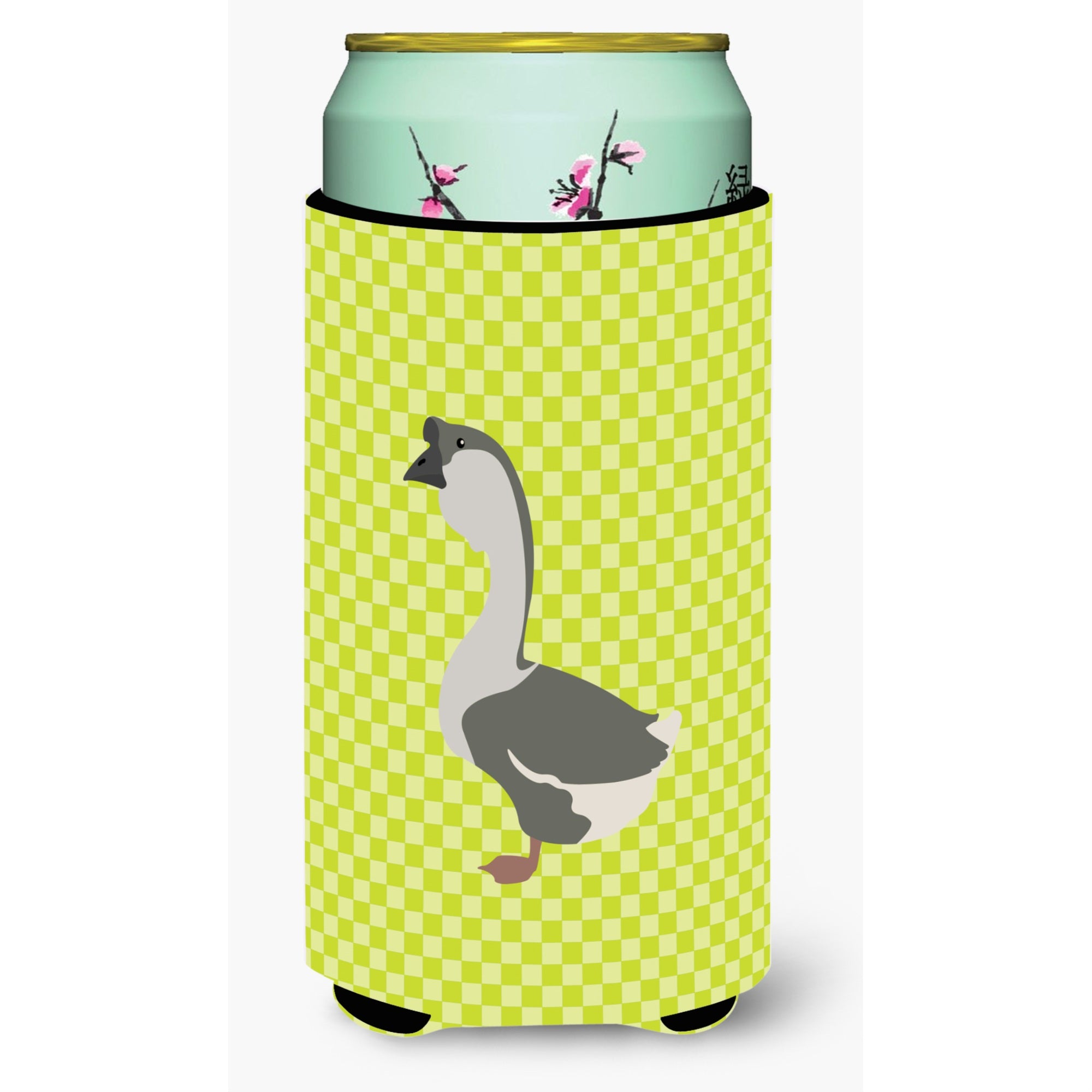 Caroline'S Treasures African Goose Green Decorative Can Hugger, Tall Boy, Multicolor