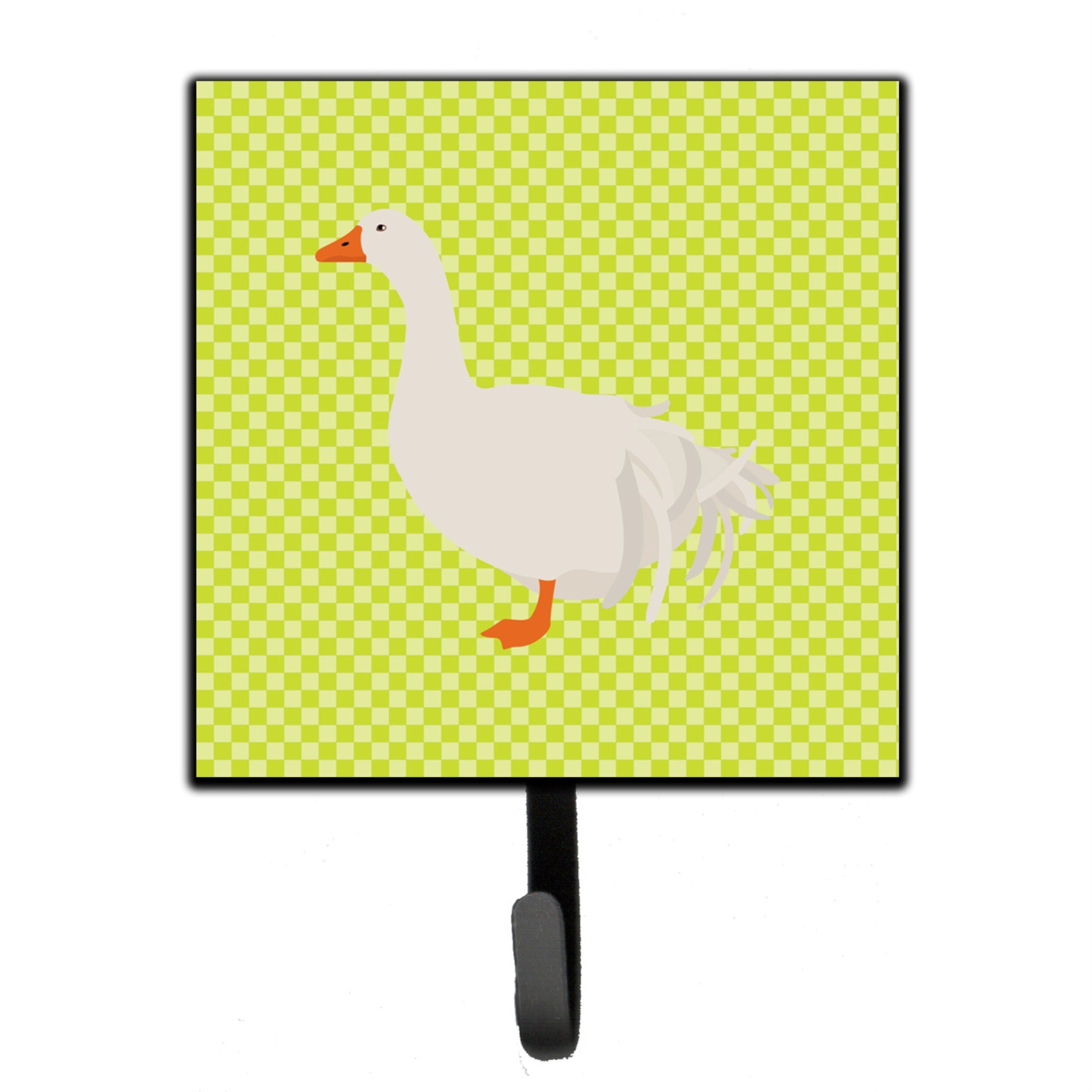 Caroline'S Treasures Sebastopol Goose Green Wall Hook, Small, Multicolor