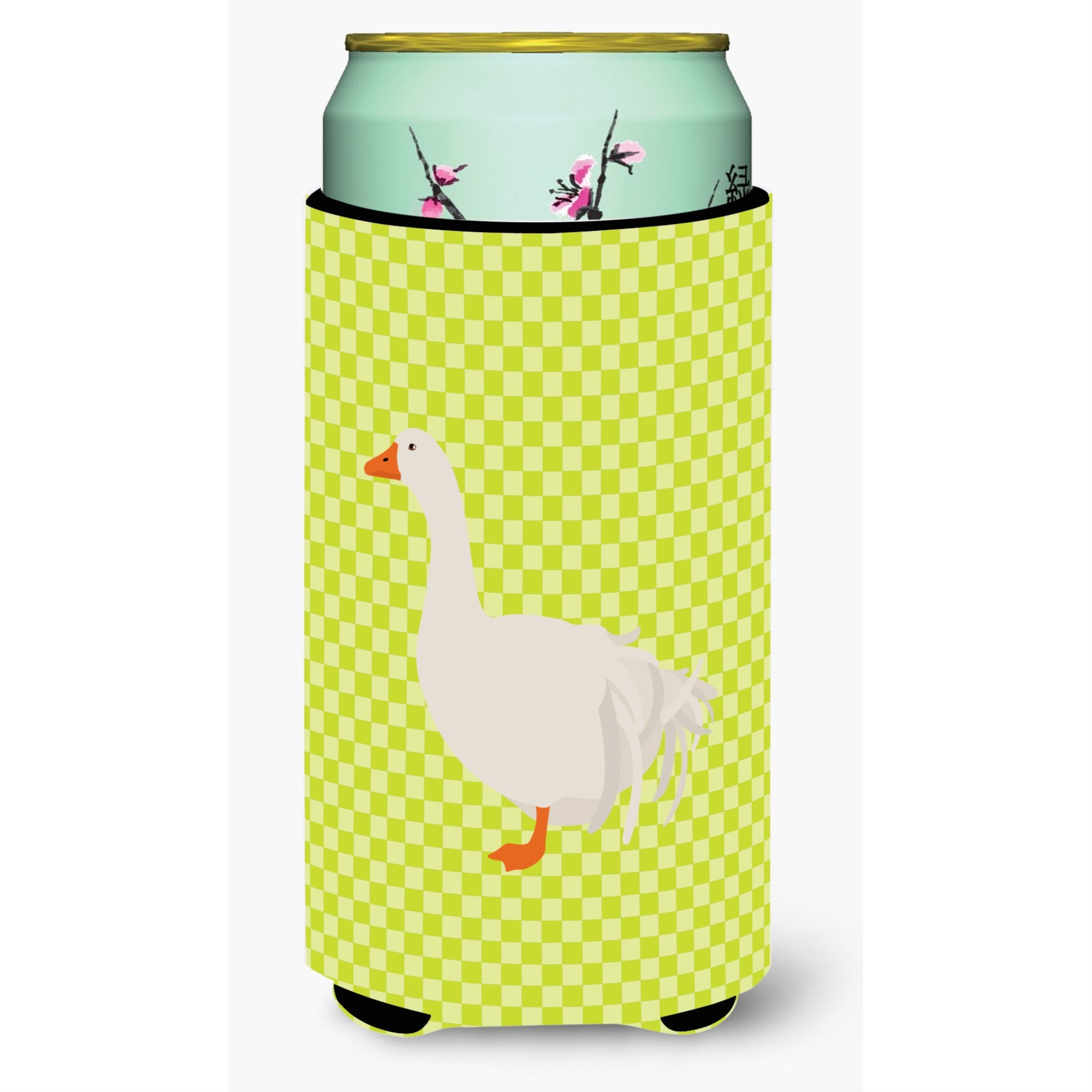 Caroline'S Treasures Sebastopol Goose Green Decorative Can Hugger, Tall Boy, Multicolor