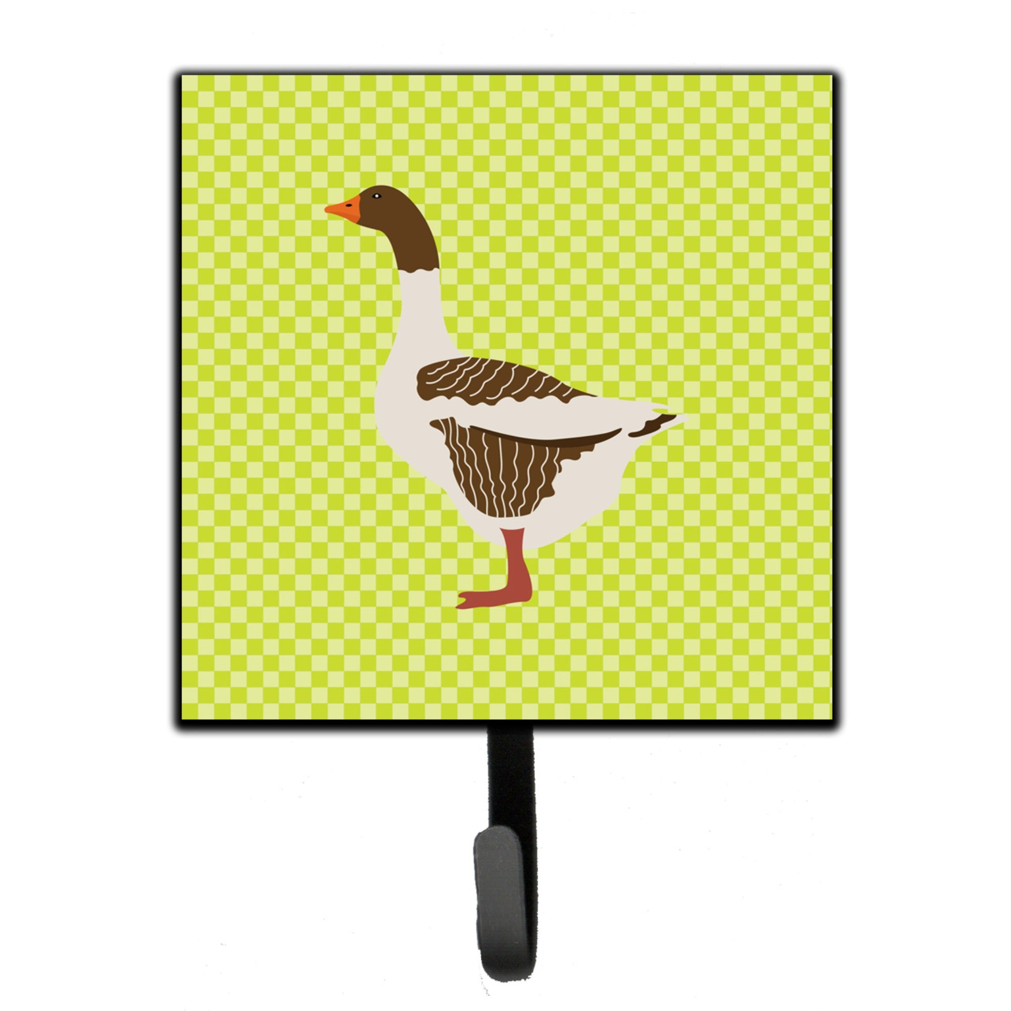 Caroline'S Treasures Pomeranian Rogener Goose Green Wall Hook, Small, Multicolor