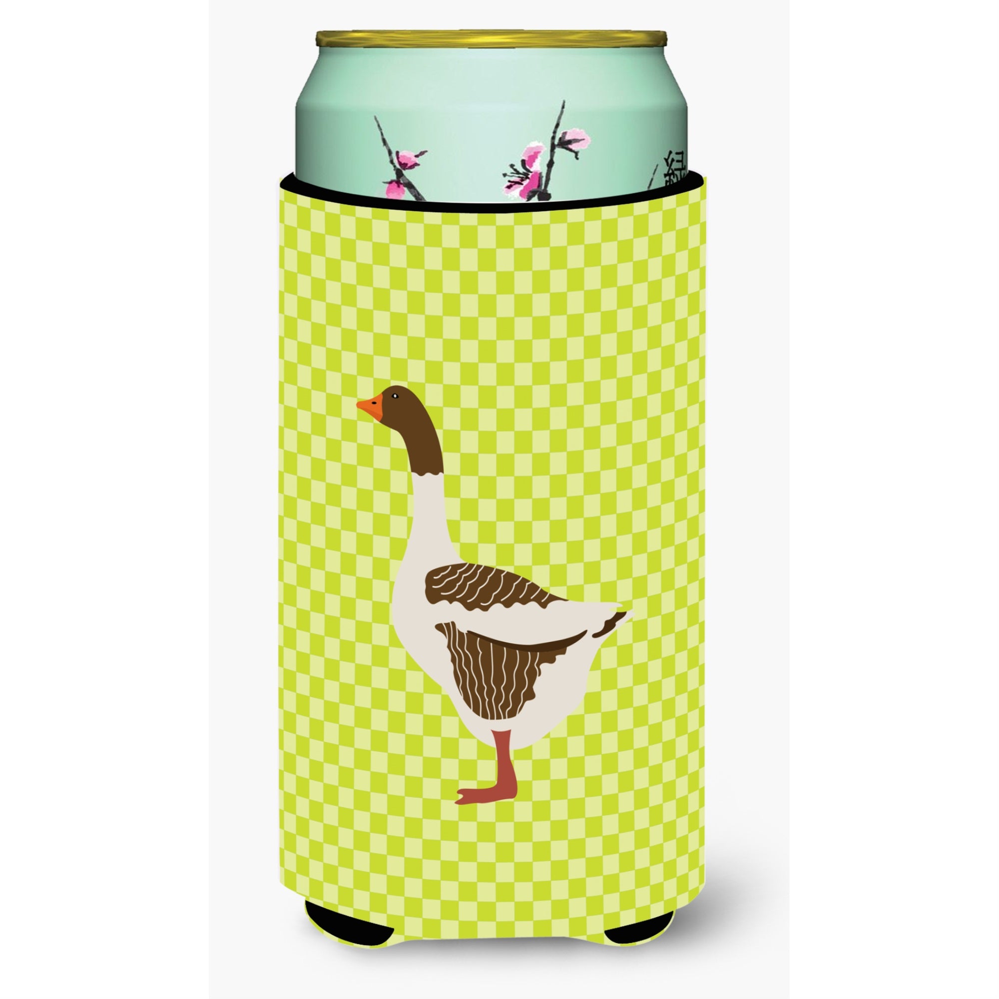 Caroline'S Treasures Pomeranian Rogener Goose Green Decorative Can Hugger, Tall Boy, Multicolor
