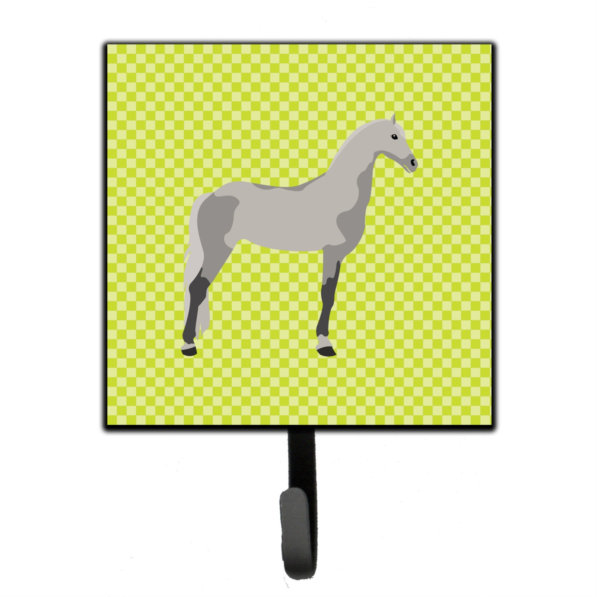 Caroline'S Treasures Orlov Trotter Horse Green Wall Hook, Small, Multicolor