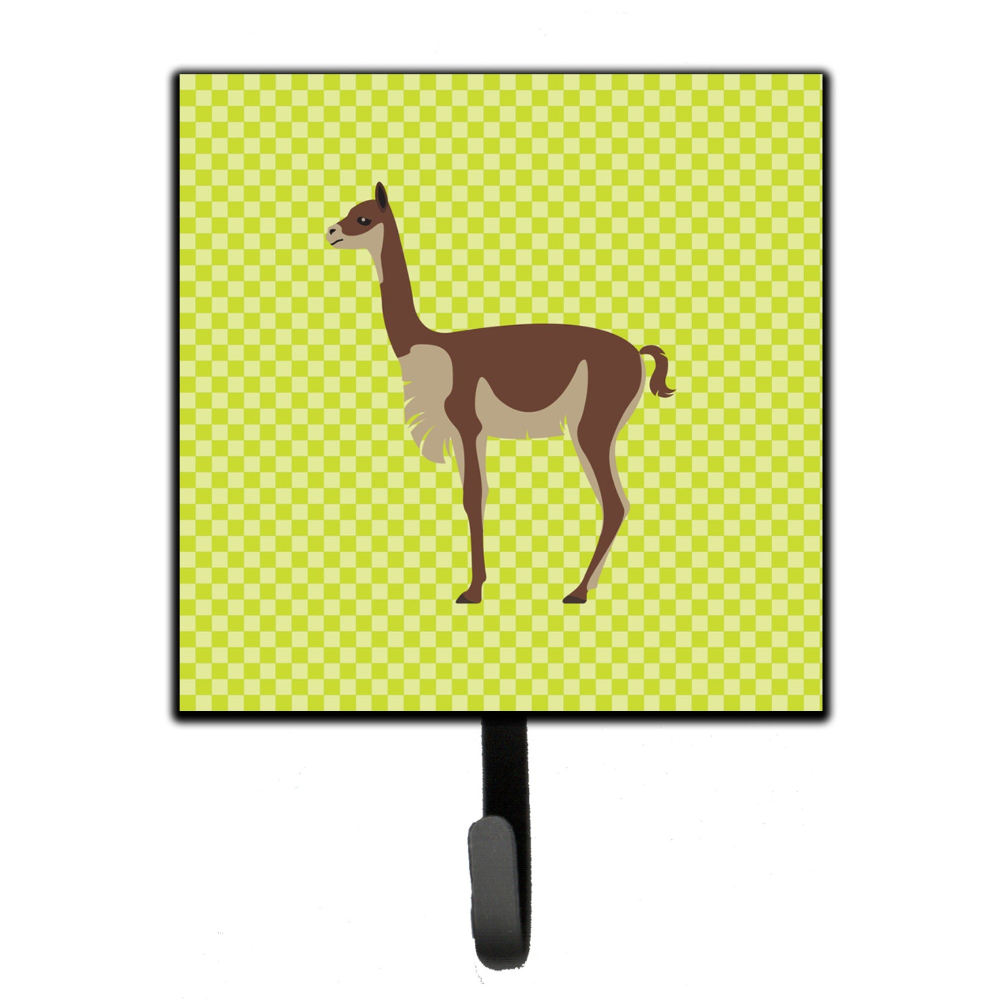 Caroline'S Treasures Vicugna Or Vicuna Green Wall Hook, Small, Multicolor