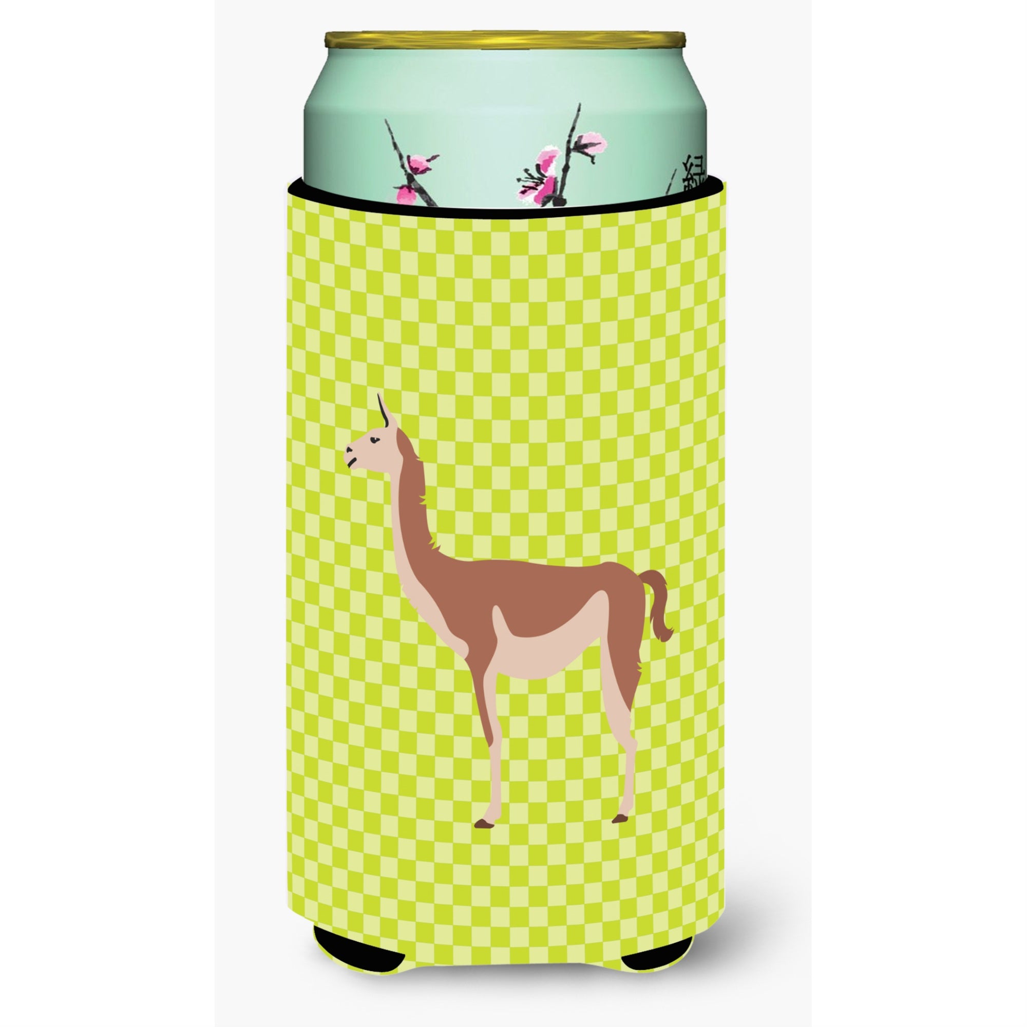 Caroline'S Treasures Guanaco Green Decorative Can Hugger, Tall Boy, Multicolor