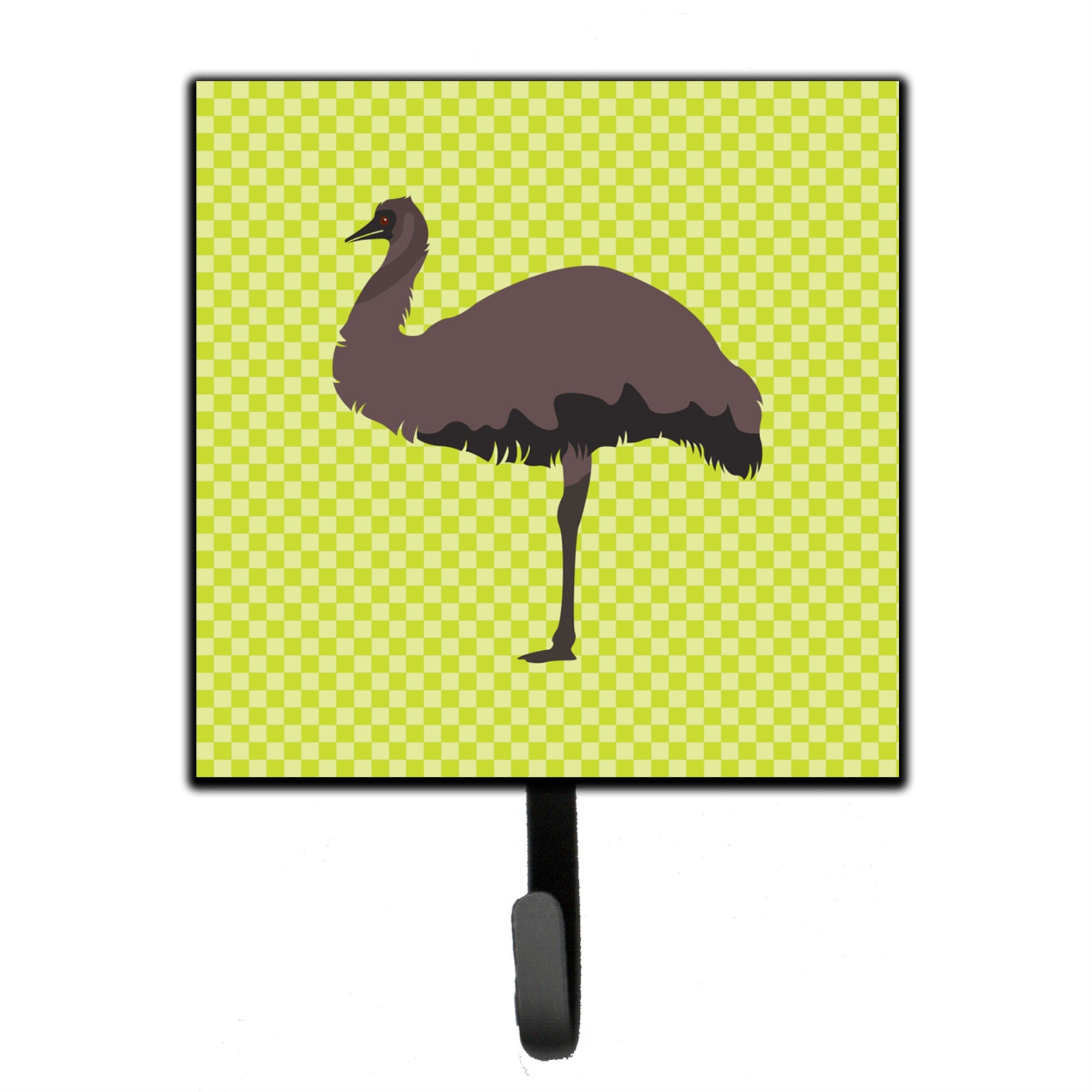 Caroline'S Treasures Emu Green Wall Hook, Small, Multicolor