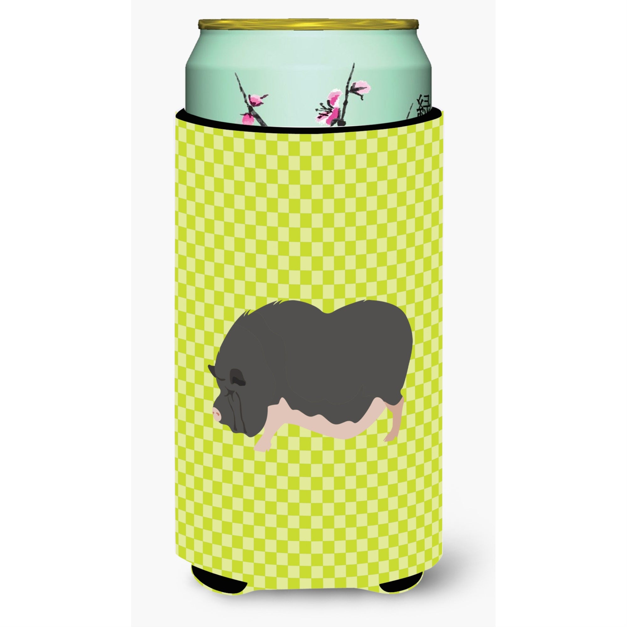 Caroline'S Treasures Vietnamese Pot-Bellied Pig Green Decorative Can Hugger, Tall Boy, Multicolor