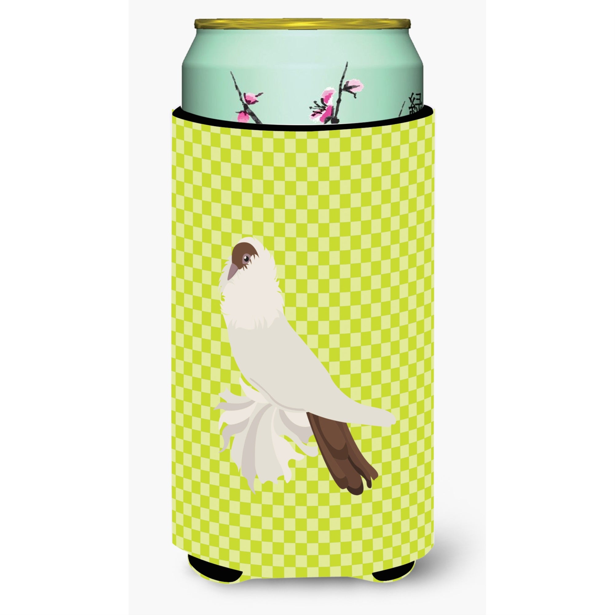 Caroline'S Treasures German Helmet Pigeon Green Decorative Can Hugger, Tall Boy, Multicolor