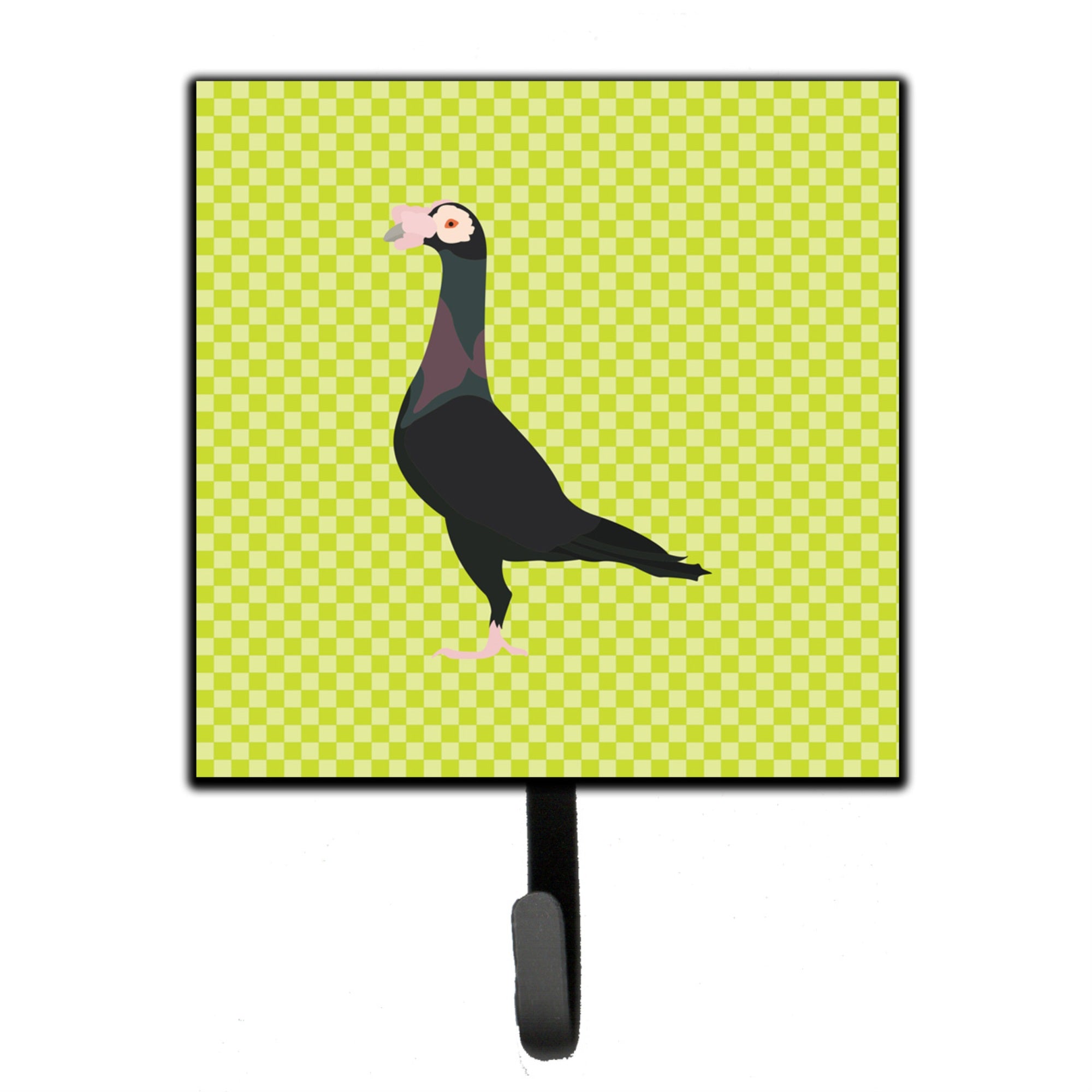 Caroline'S Treasures English Carrier Pigeon Green Wall Hook, Small, Multicolor