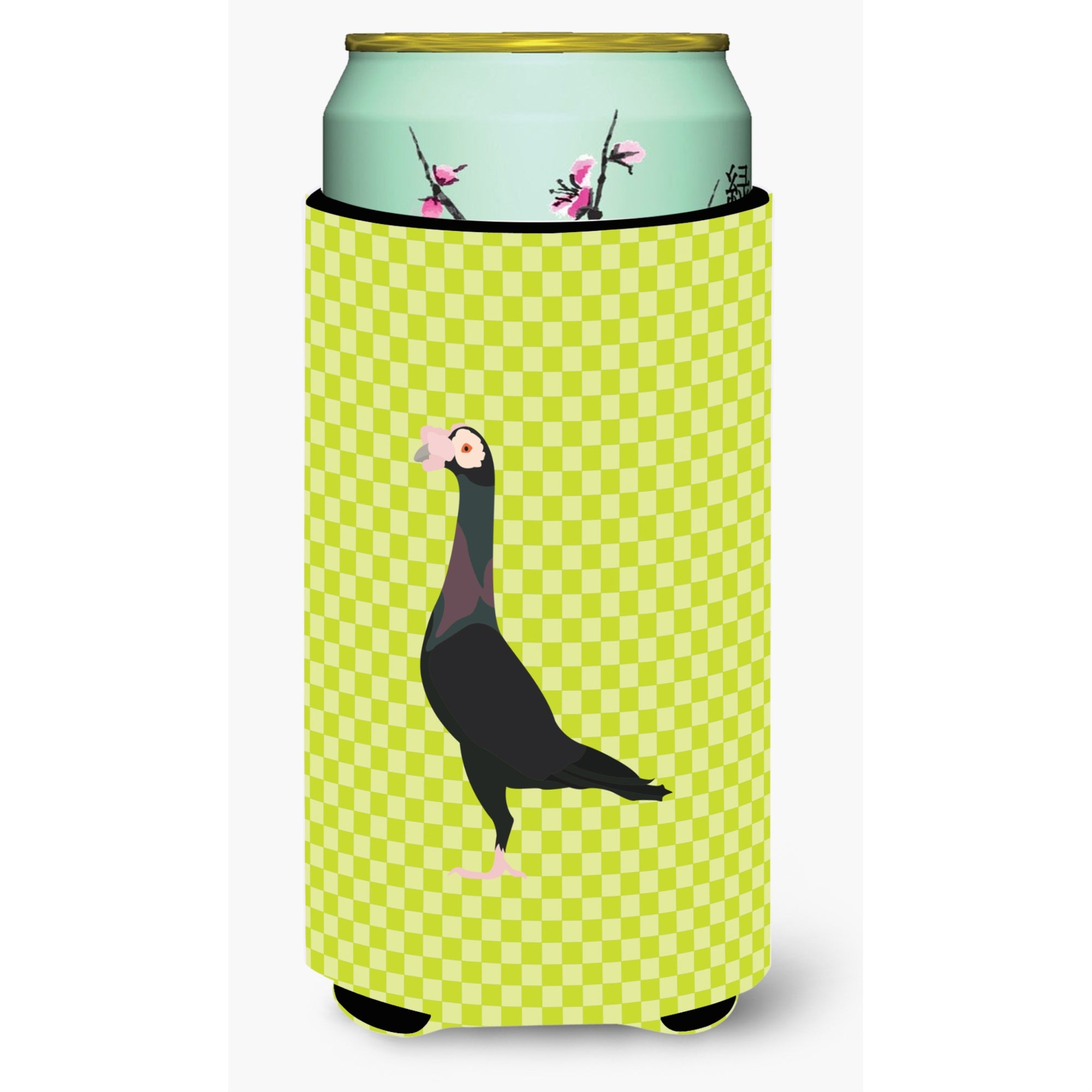 Caroline'S Treasures English Carrier Pigeon Green Decorative Can Hugger, Tall Boy, Multicolor