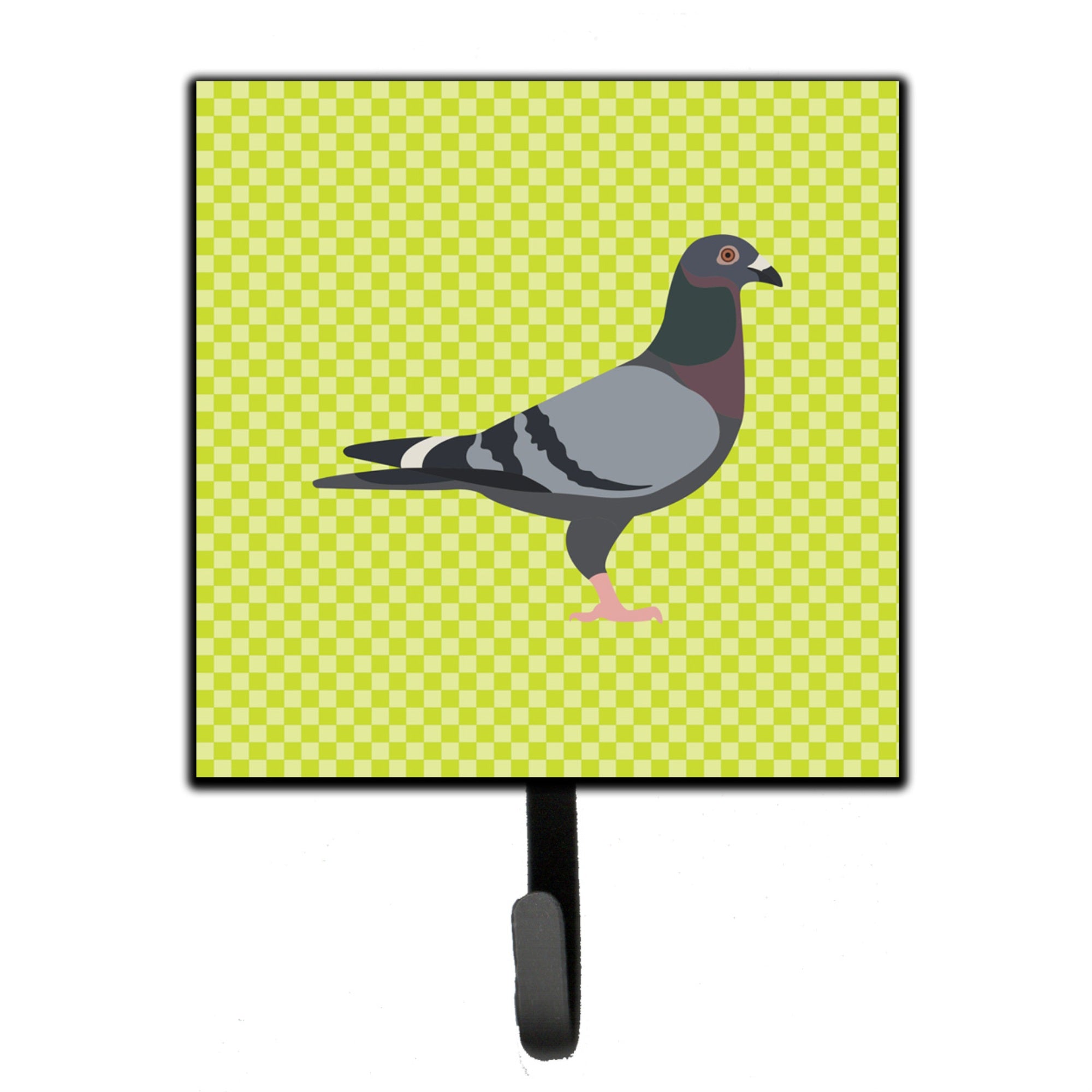Caroline'S Treasures Racing Pigeon Green Wall Hook, Small, Multicolor