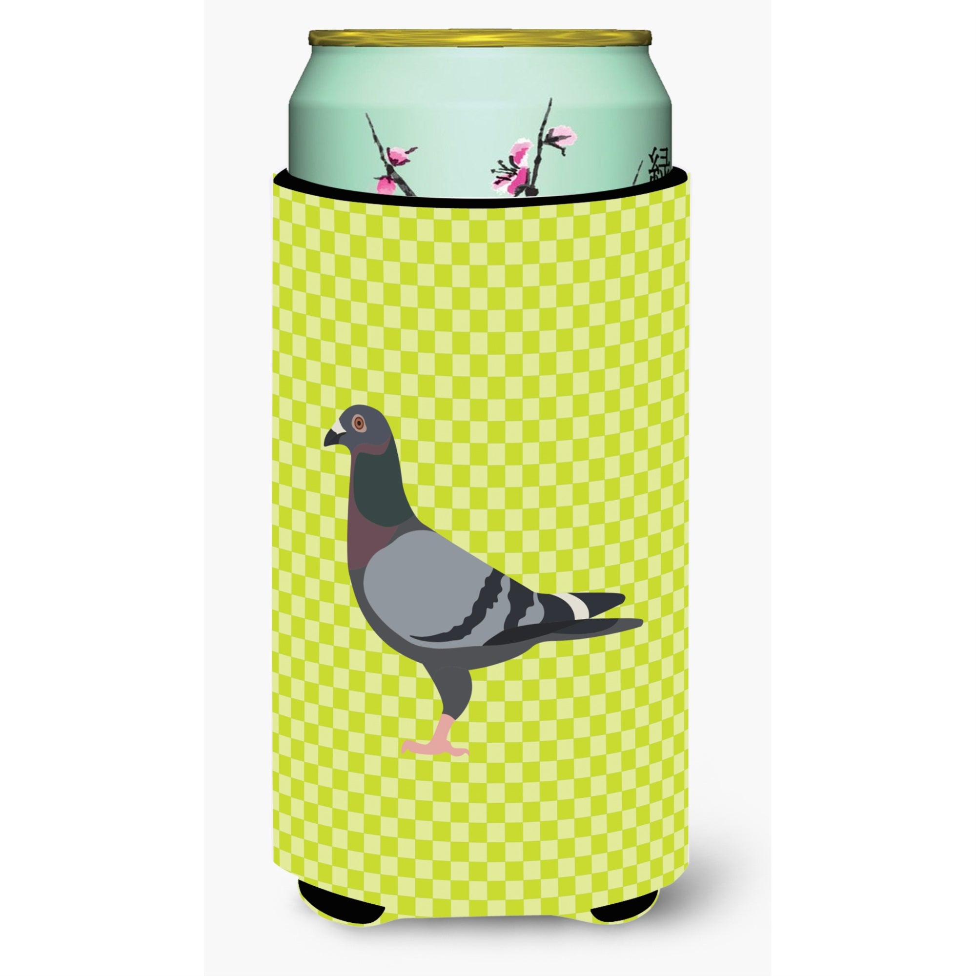 Caroline'S Treasures Racing Pigeon Green Decorative Can Hugger, Tall Boy, Multicolor