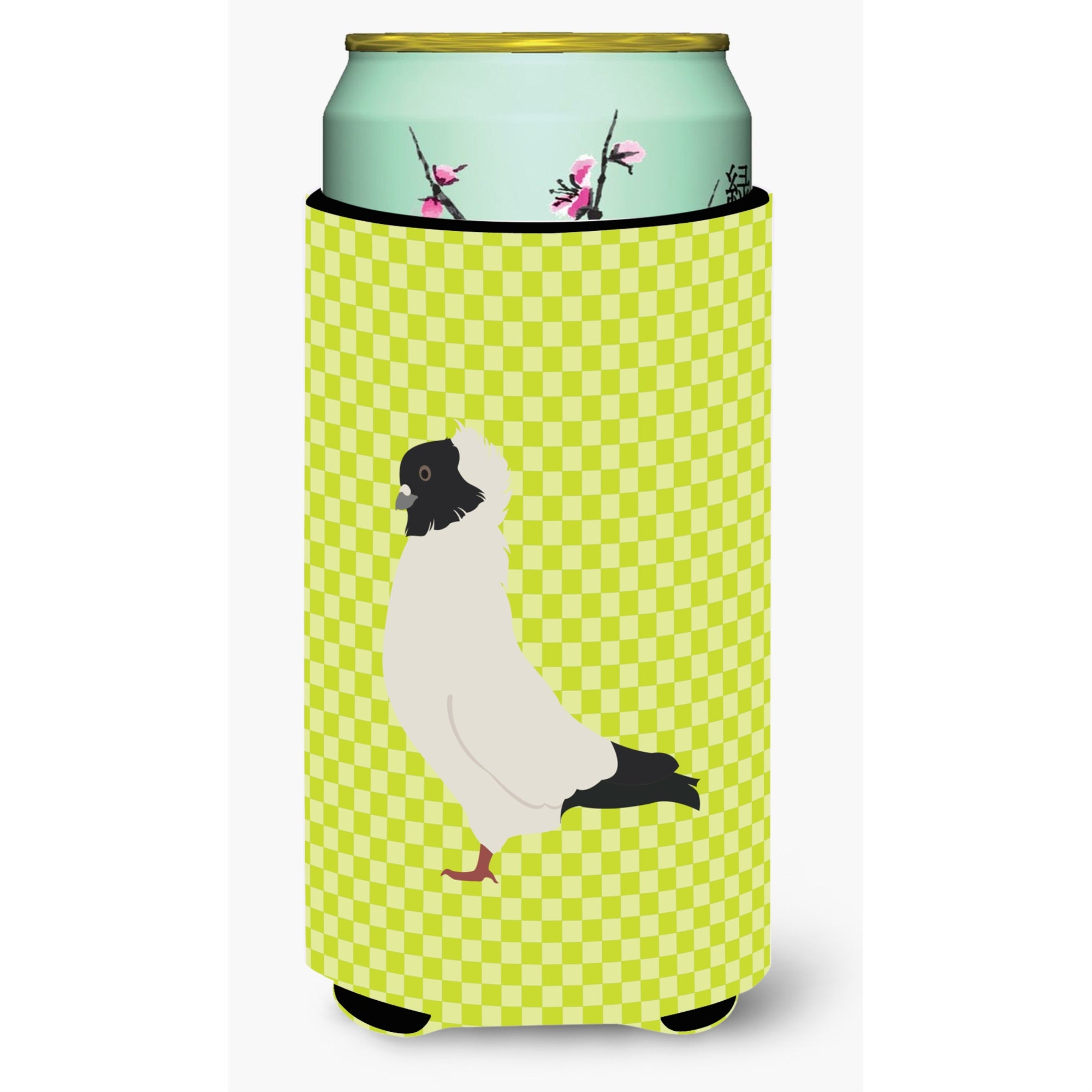 Caroline'S Treasures Nun Pigeon Green Decorative Can Hugger, Tall Boy, Multicolor