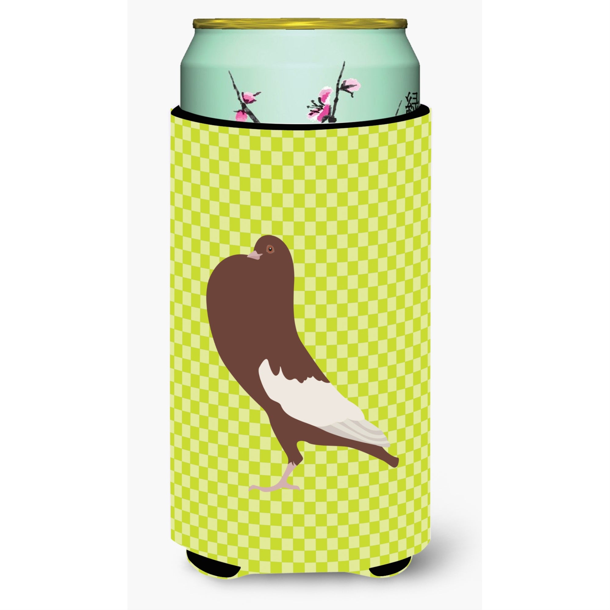 Caroline'S Treasures English Pouter Pigeon Green Decorative Can Hugger, Tall Boy, Multicolor