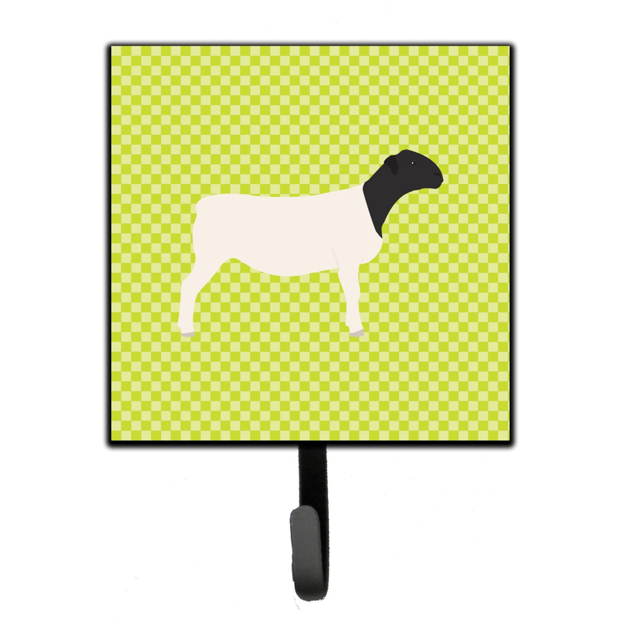 Caroline'S Treasures Dorper Sheep Green Wall Hook, Small, Multicolor