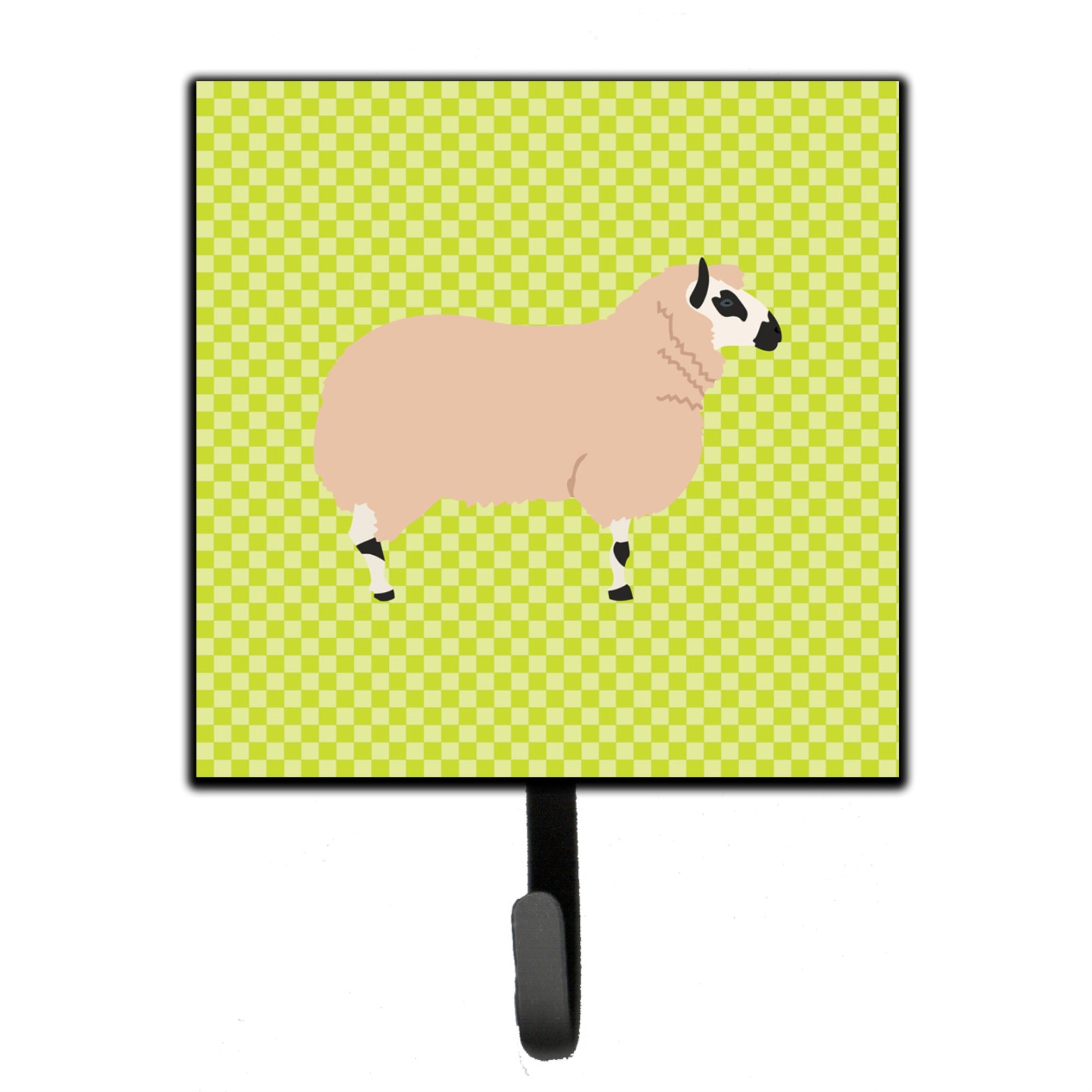 Caroline'S Treasures Kerry Hill Sheep Green Wall Hook, Small, Multicolor