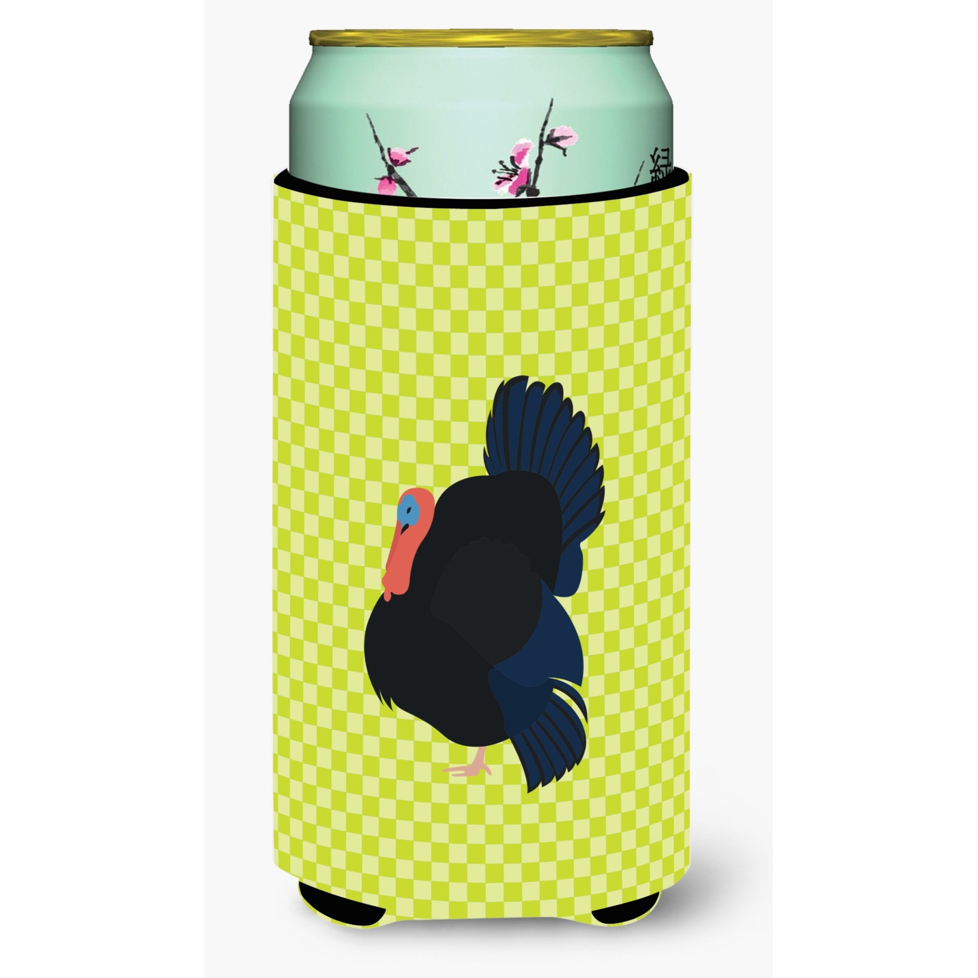 Caroline'S Treasures Norfolk Black Turkey Green Decorative Can Hugger, Tall Boy, Multicolor
