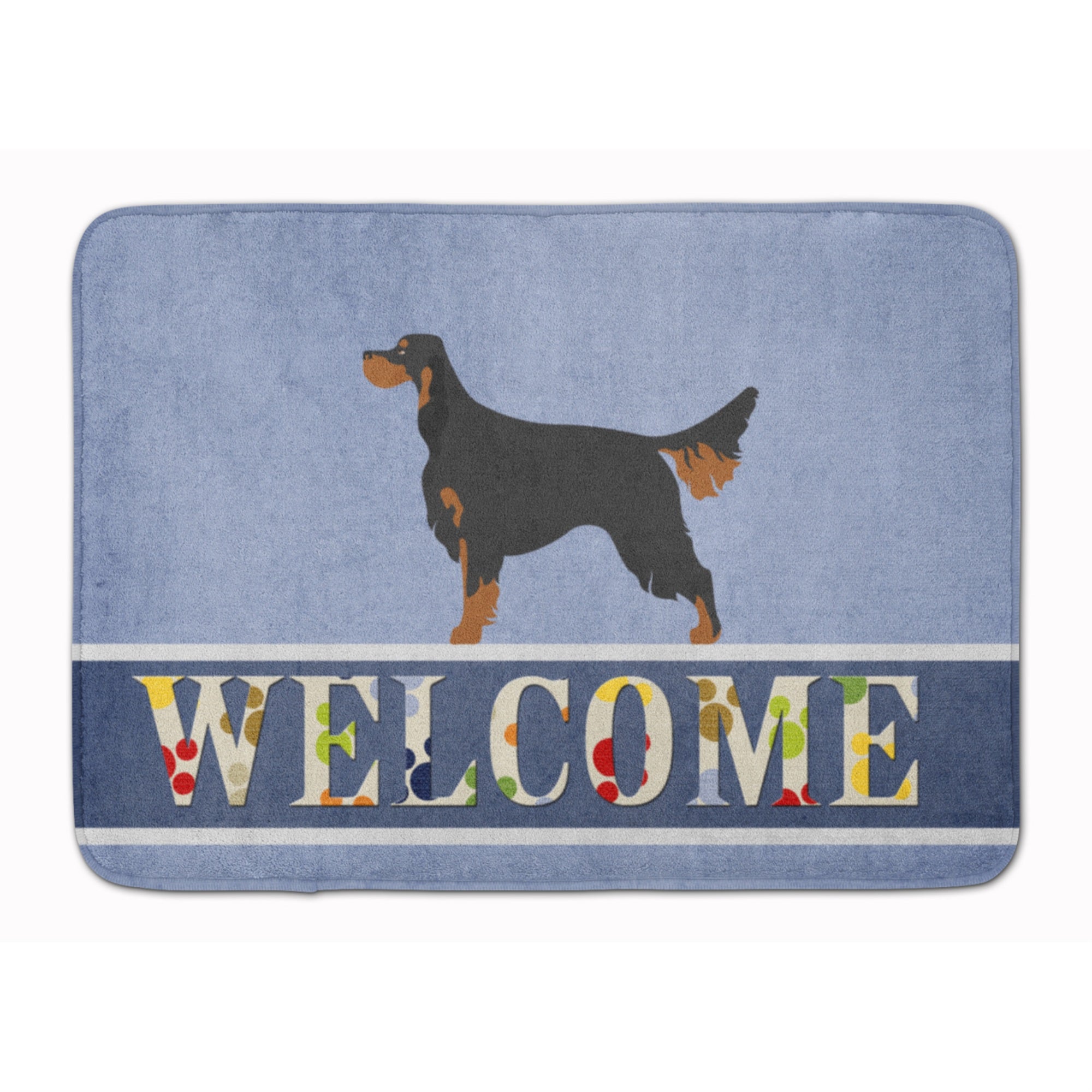 Caroline'S Treasures Gordon Setter Welcome Floor Mat, 19 X 27, Multicolor