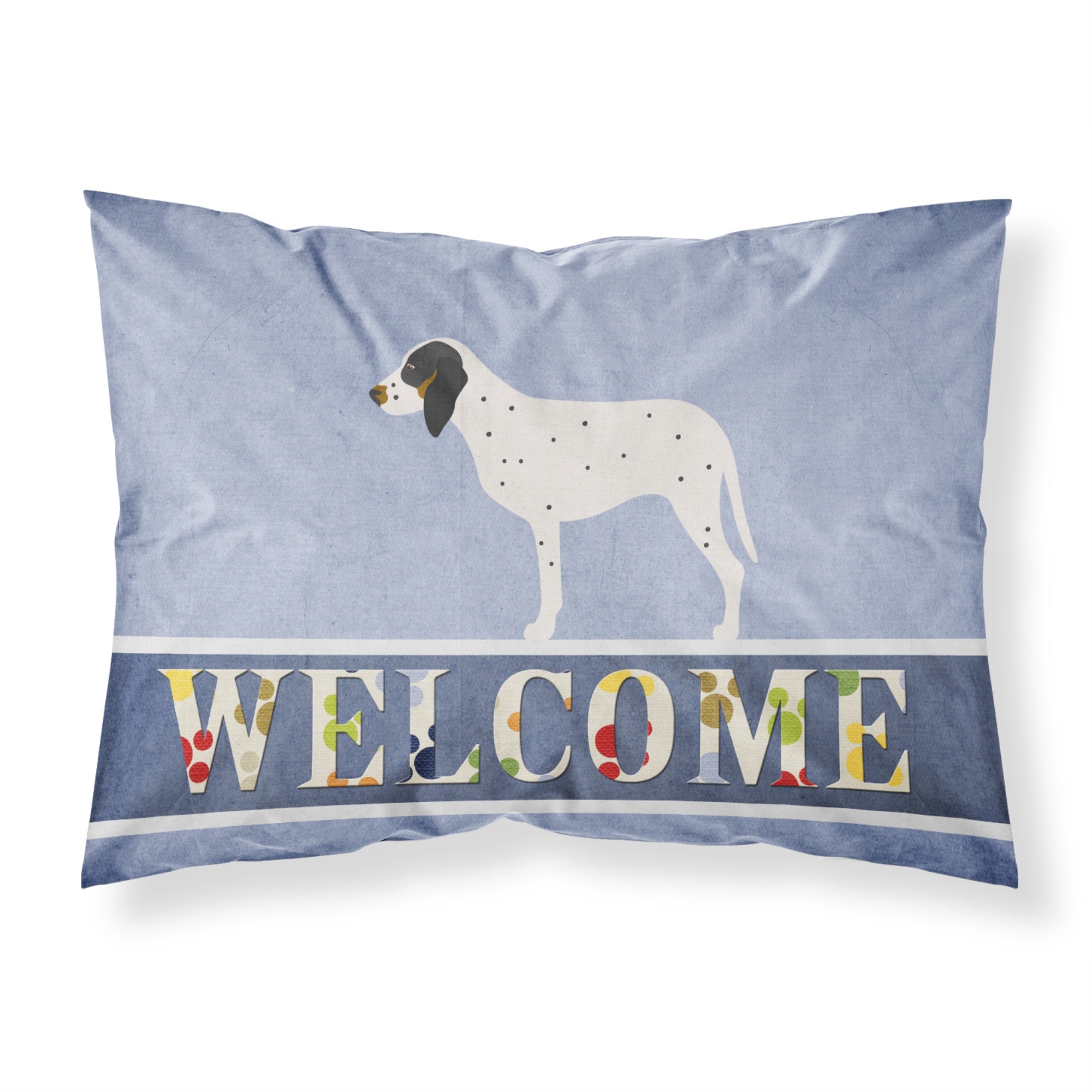 Caroline'S Treasures Gascon Saintongeois Welcome Pillowcase, Standard,