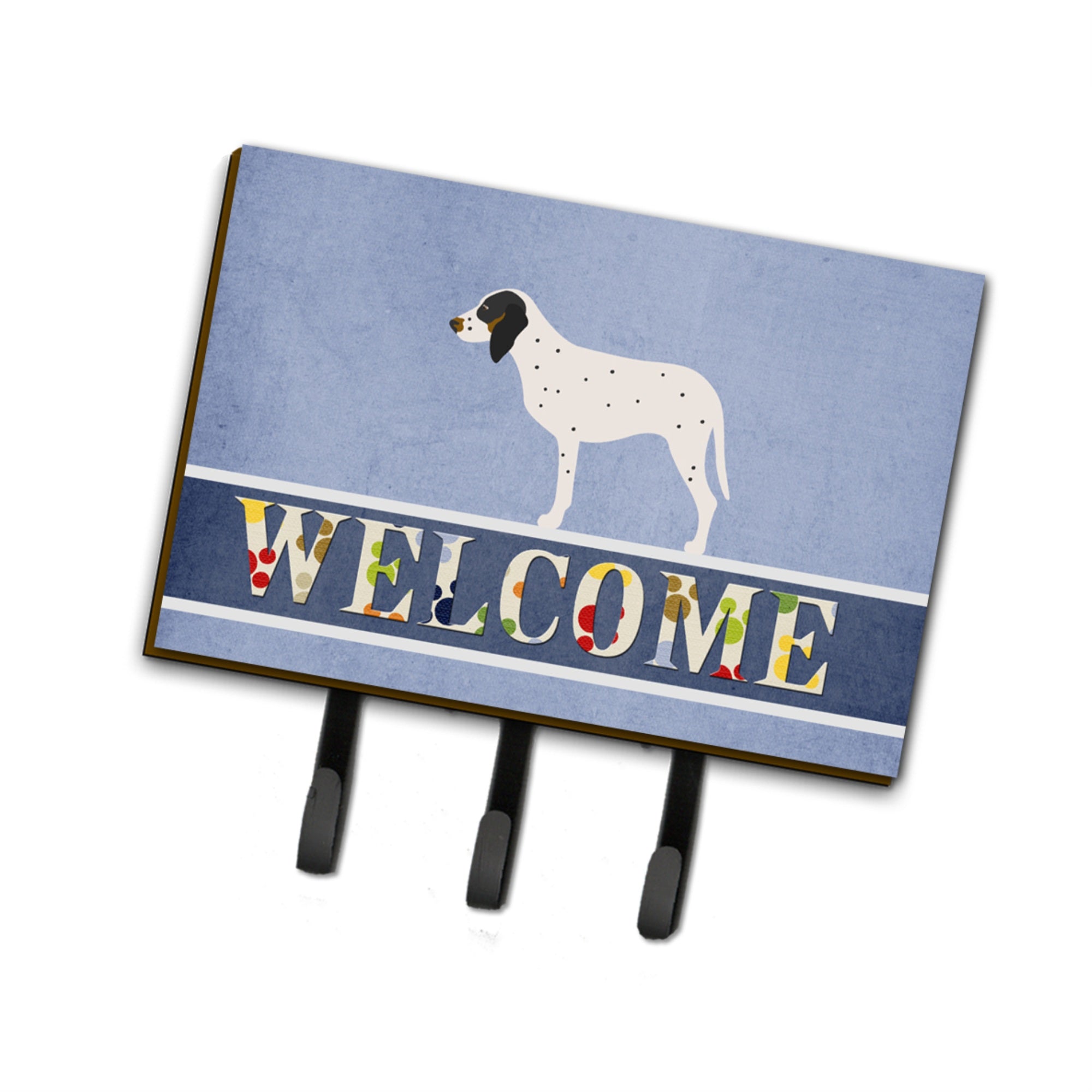 Caroline'S Treasures Gascon Saintongeois Welcome Wall Hook, Triple, Multicolor