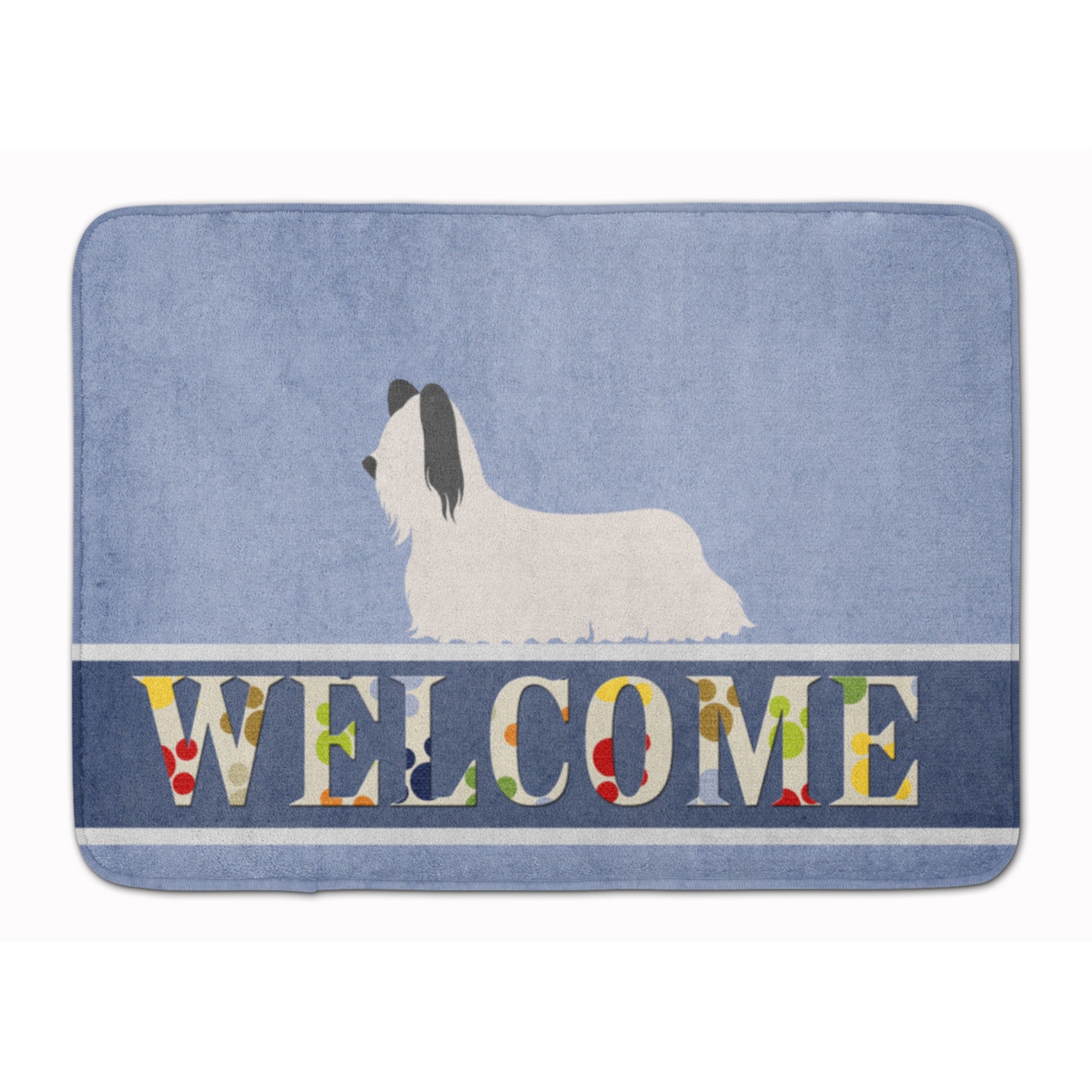 Caroline'S Treasures Skye Terrier Welcome Floor Mat, 19 X 27, Multicolor