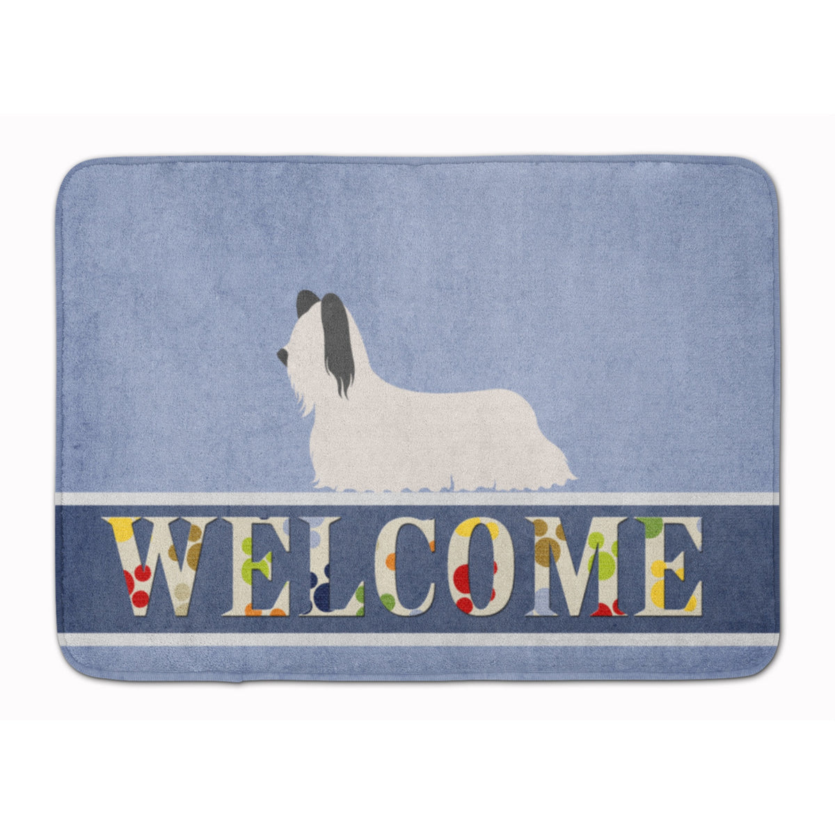 Caroline'S Treasures Skye Terrier Welcome Floor Mat, 19 X 27, Multicolor