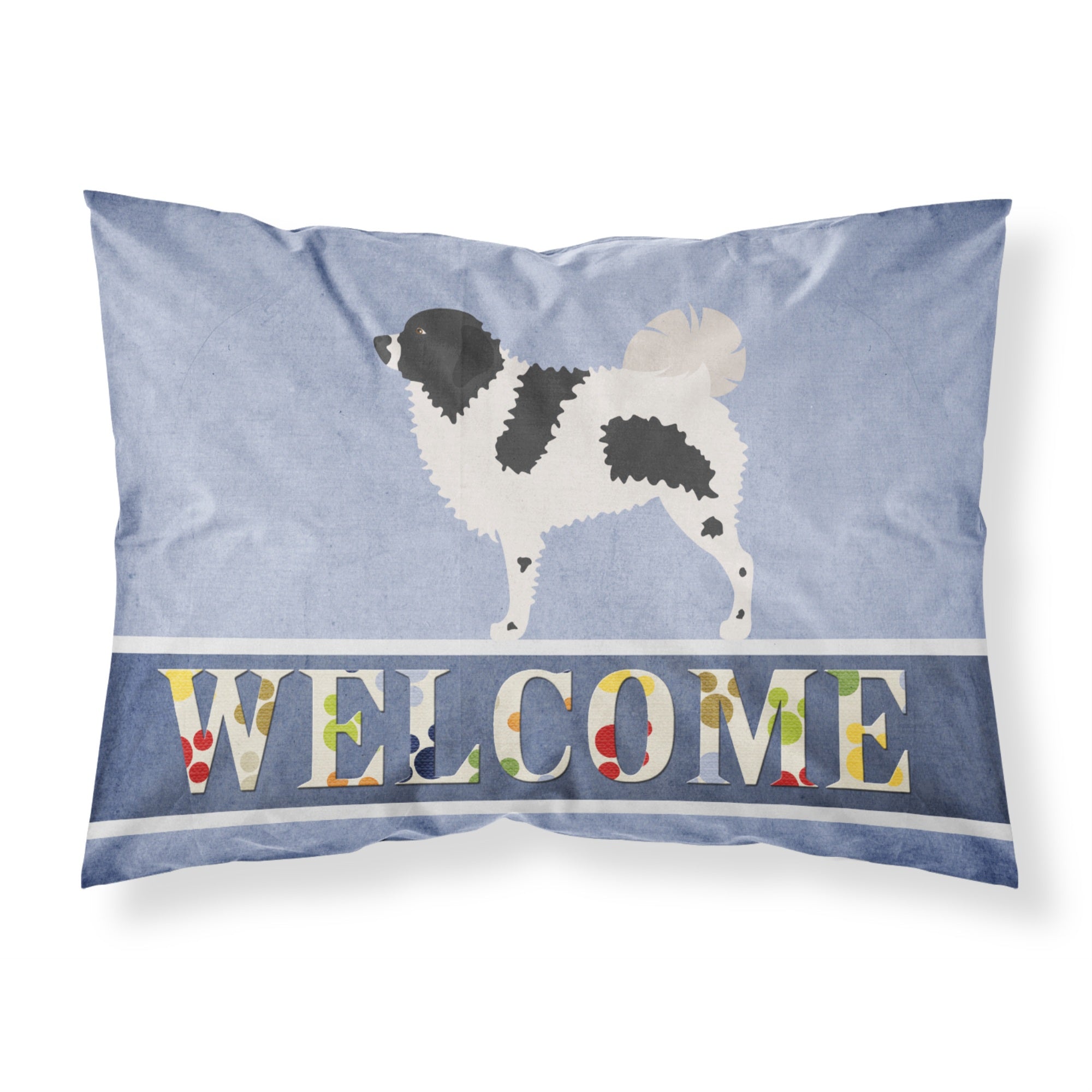 Caroline'S Treasures Wetterhoun Frisian Water Dog Pillowcase, Standard, Welcome