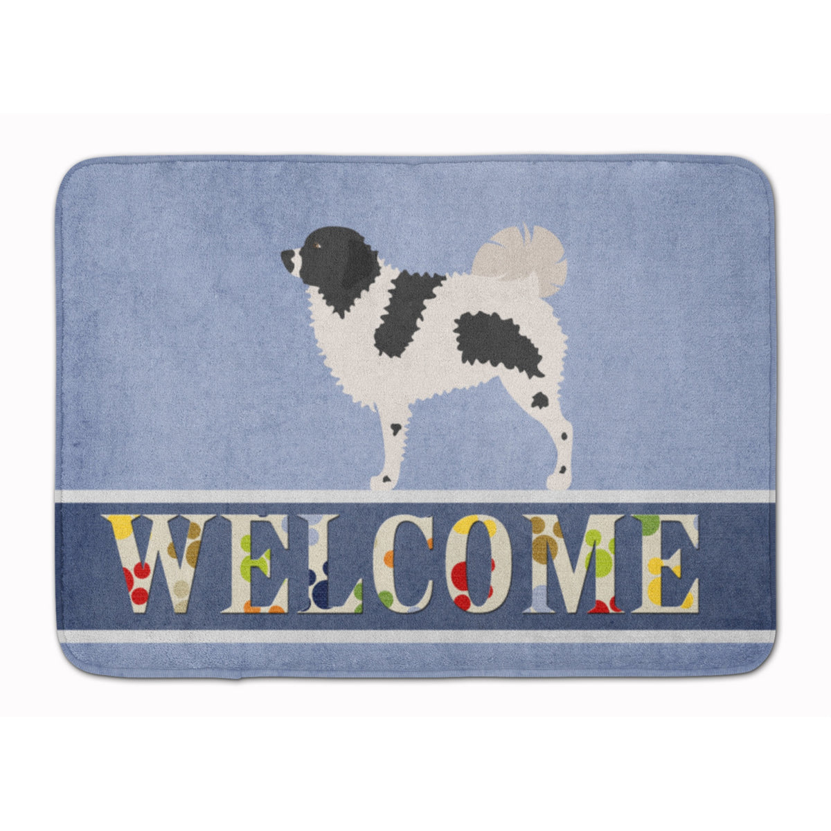 Caroline'S Treasures Wetterhoun Frisian Water Dog Floor Mat, 19 X 27, Multicolor