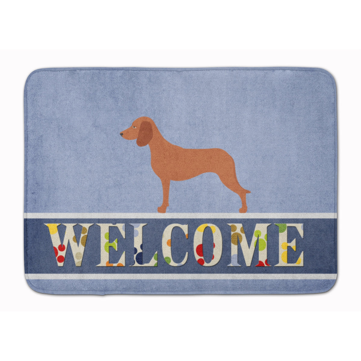 Caroline'S Treasures Bavarian Mountain Hound Welcome Floor Mat, 19 X 27, Multicolor