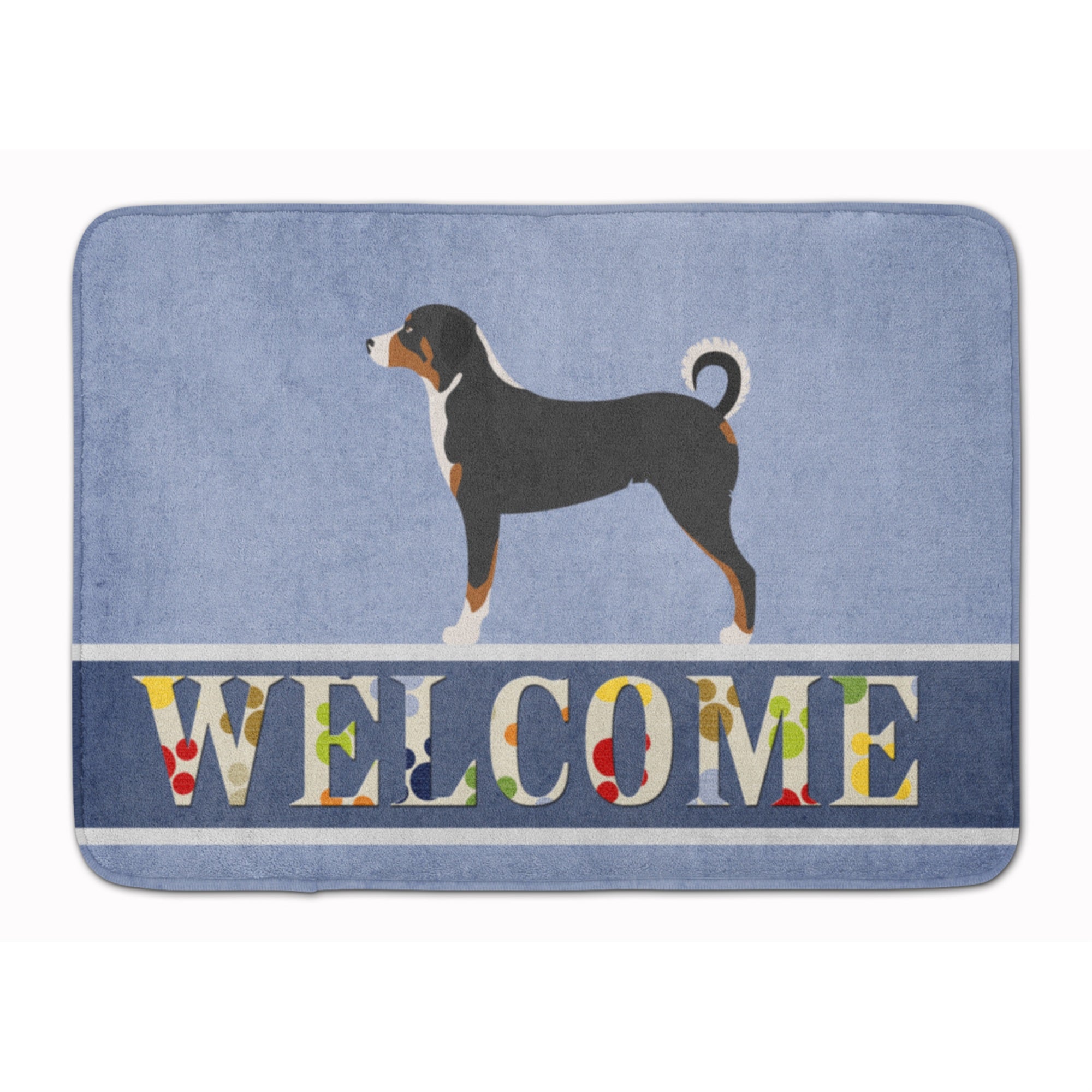 Caroline'S Treasures Appenzeller Sennenhund Welcome Floor Mat, 19 X 27, Multicolor