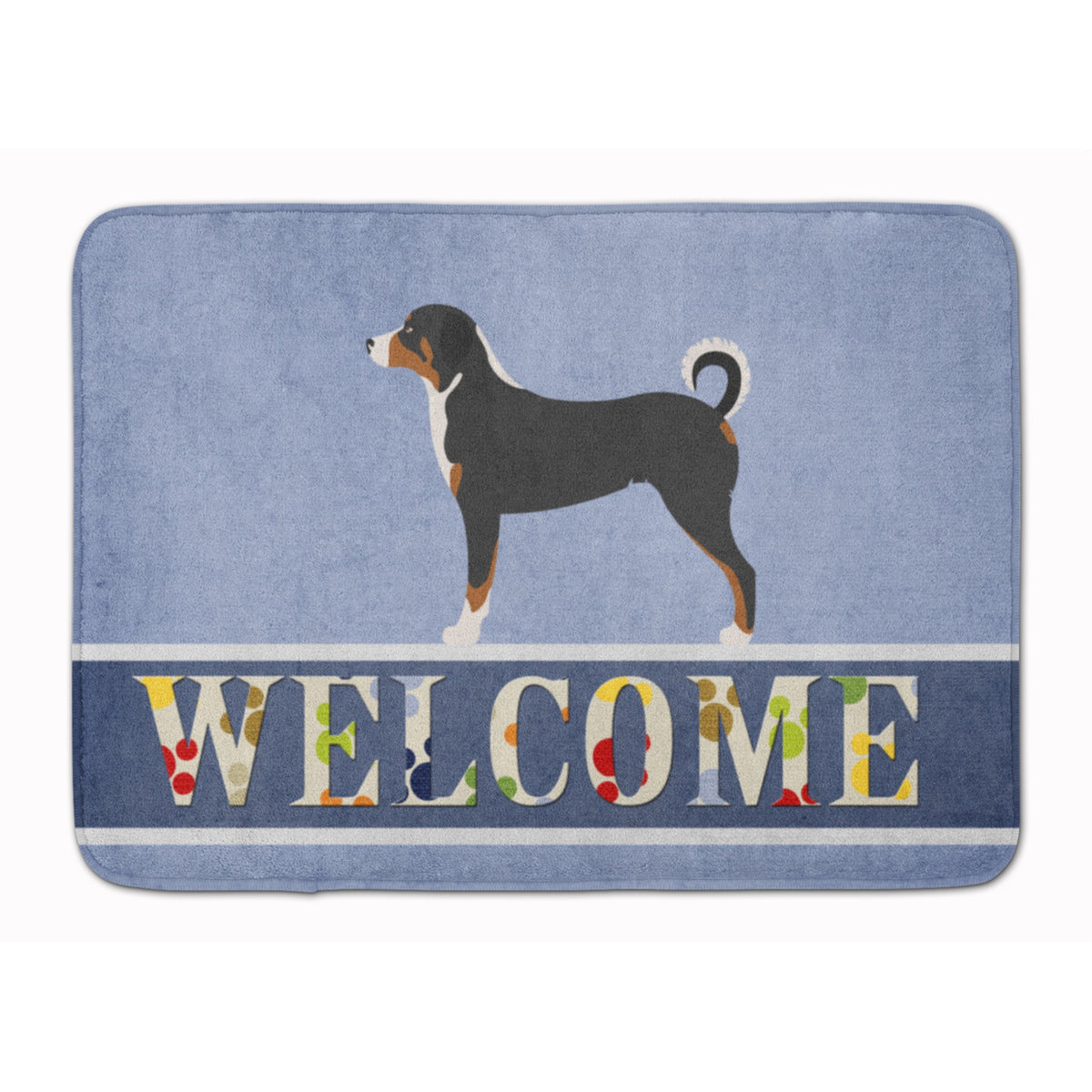 Caroline'S Treasures Appenzeller Sennenhund Welcome Floor Mat, 19 X 27, Multicolor