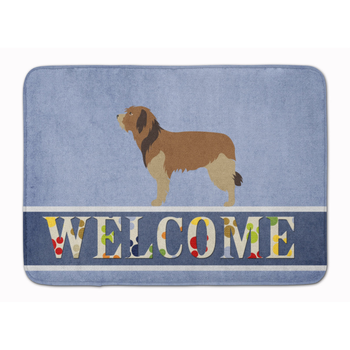 Caroline'S Treasures Catalan Sheepdog Welcome Floor Mat, 19 X 27, Multicolor