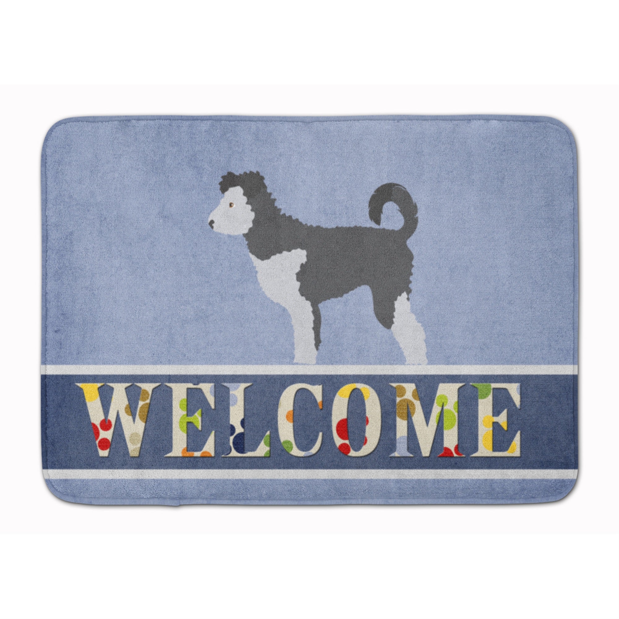 Caroline'S Treasures Pumi Welcome Floor Mat, 19 X 27, Multicolor