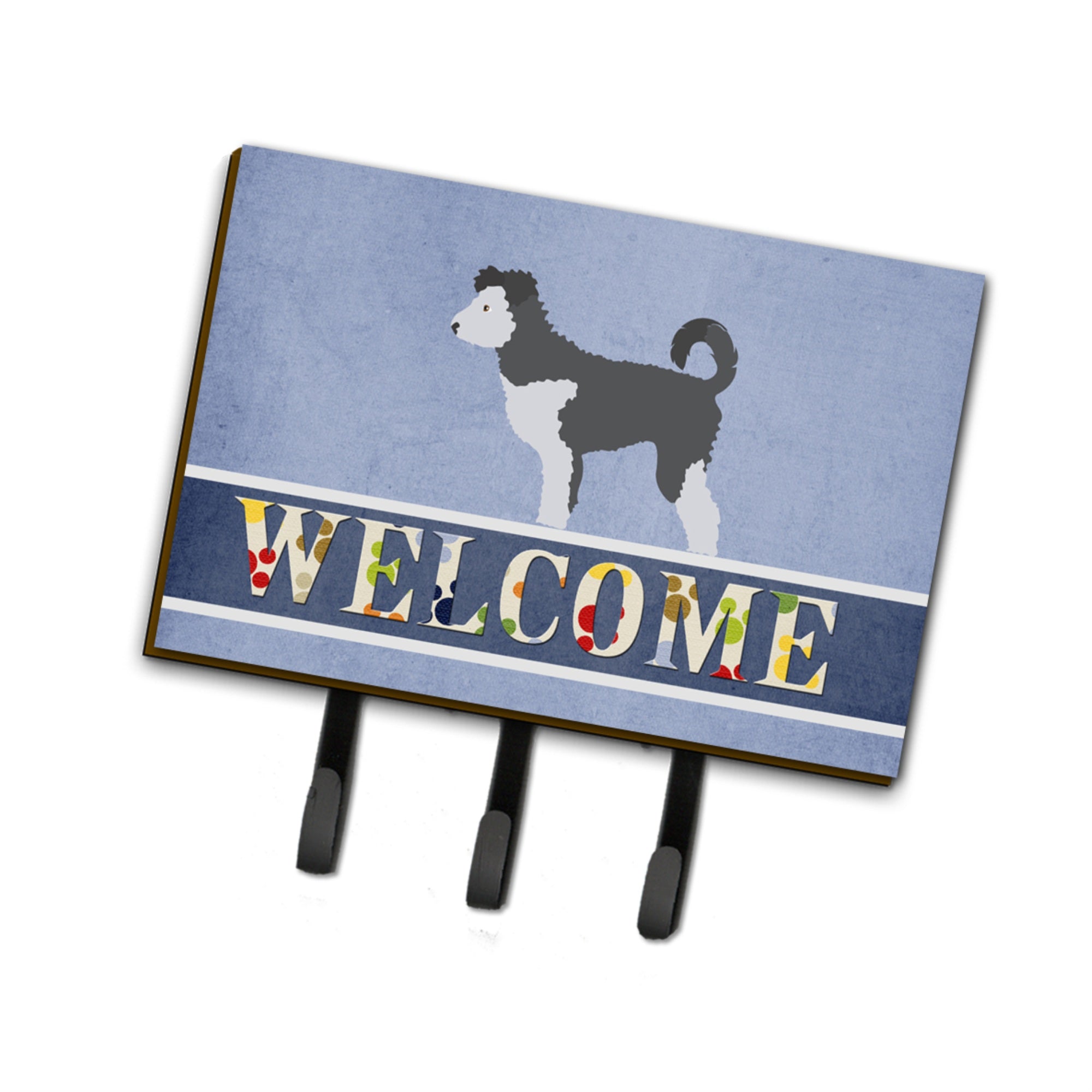 Caroline'S Treasures Pumi Welcome Wall Hook, Triple