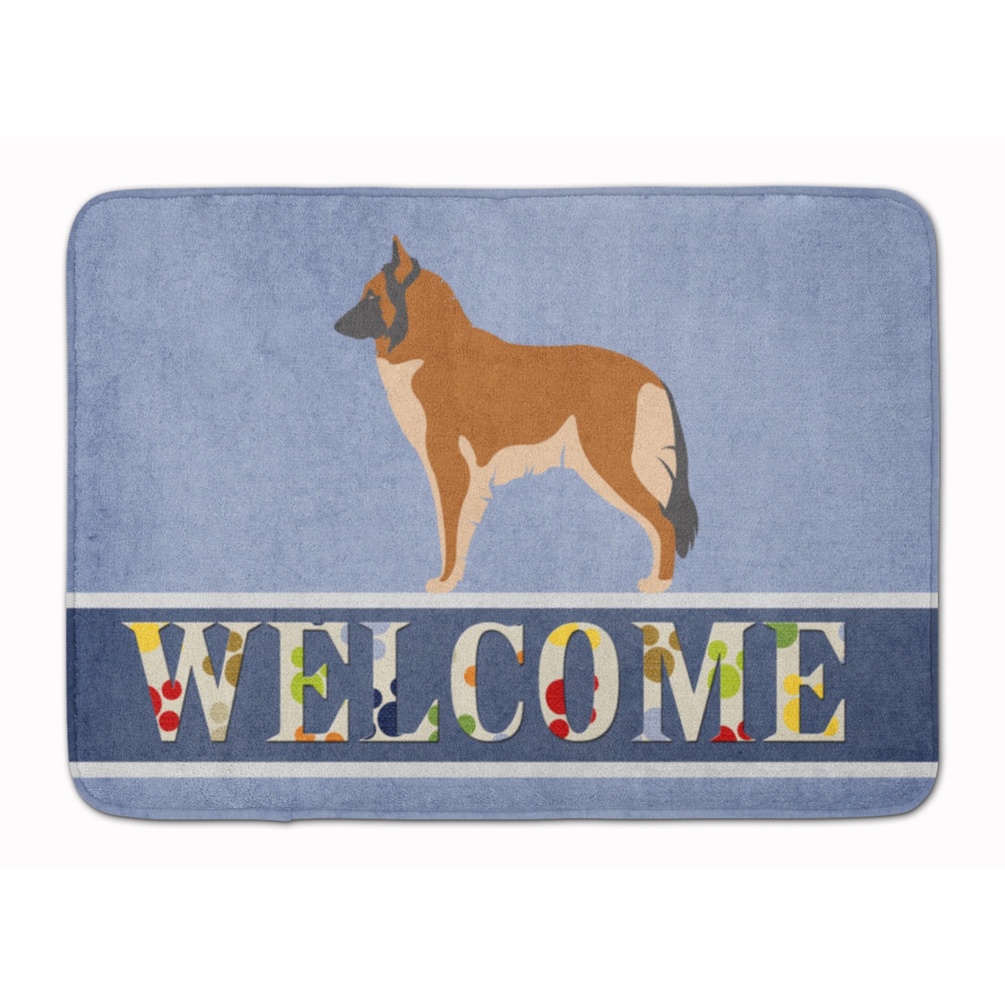 Caroline'S Treasures Belgian Tervuren Welcome Floor Mat, 19 X 27, Multicolor